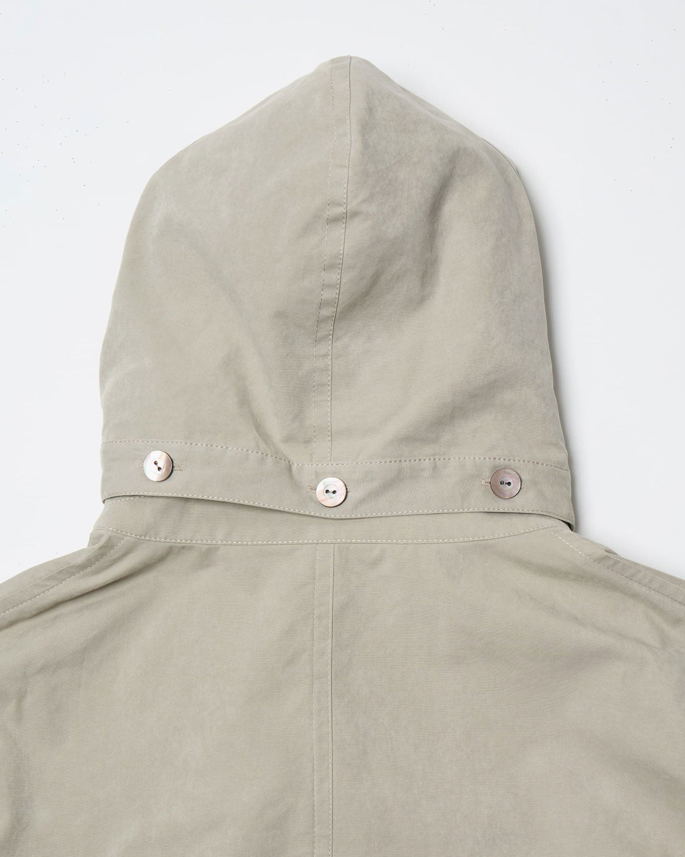 STAND COLLAR HOODED COAT