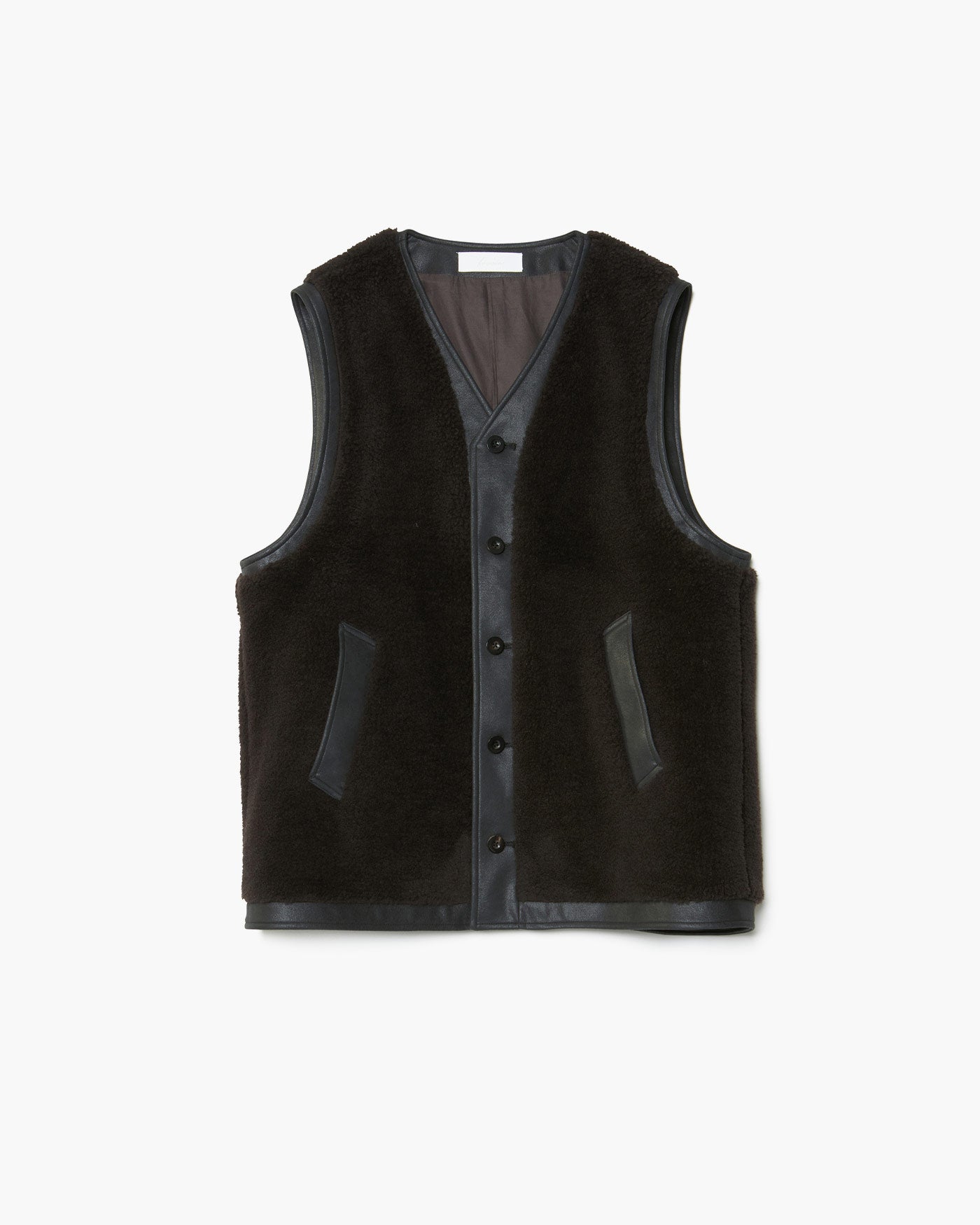 BOXY SINGLE BREASTED VEST