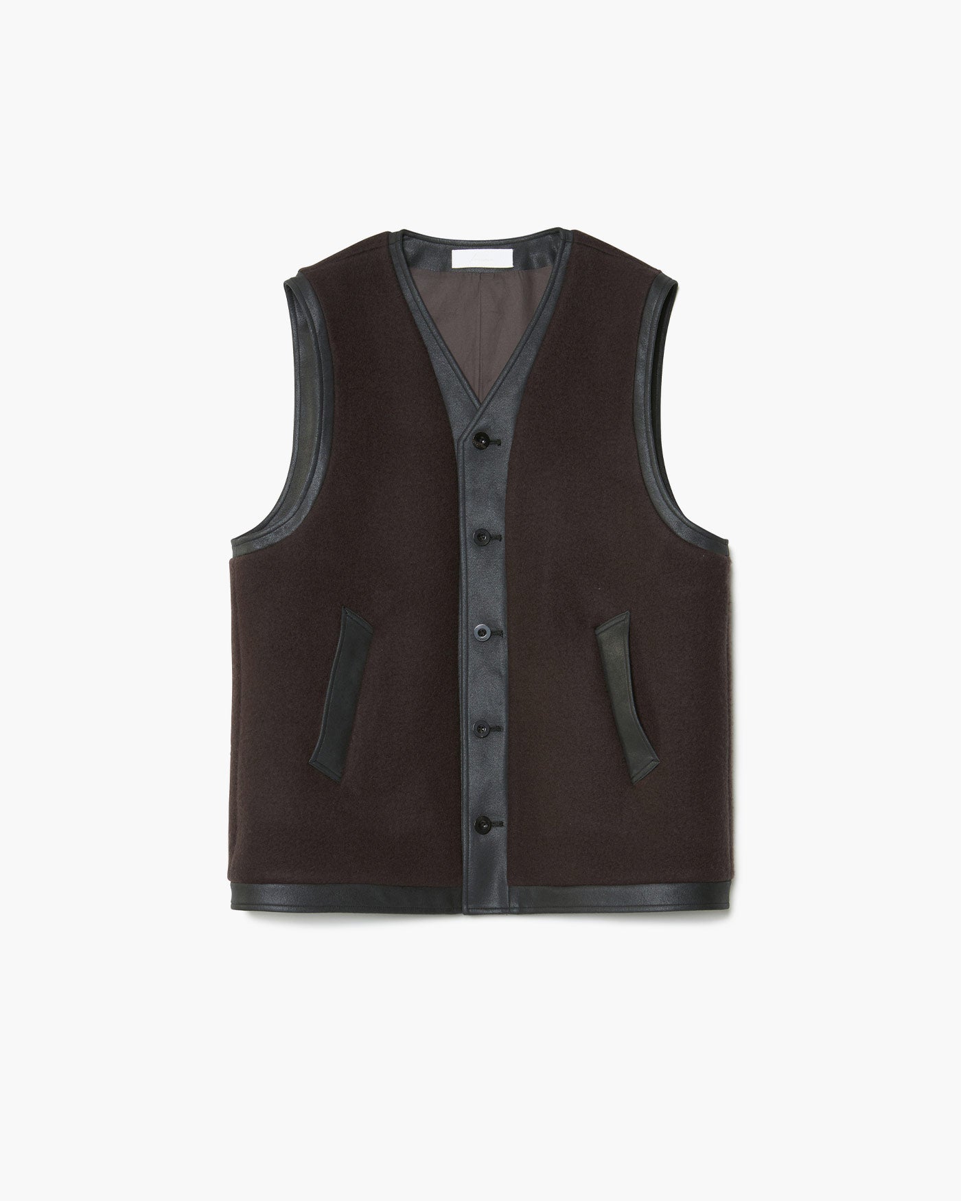 BOXY SINGLE BREASTED VEST