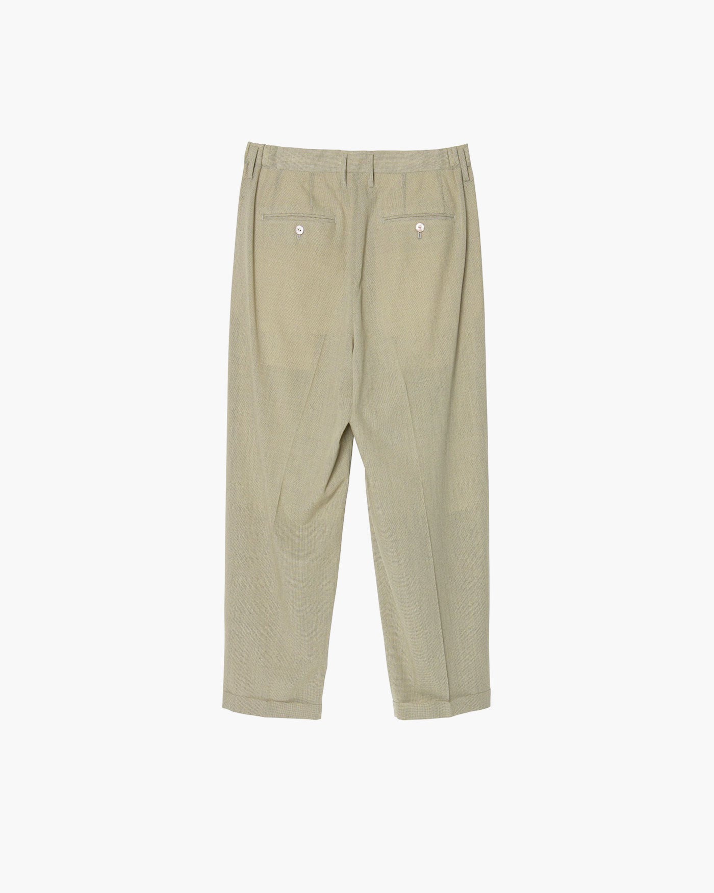 TWO TUCKS TAPERED TROUSERS