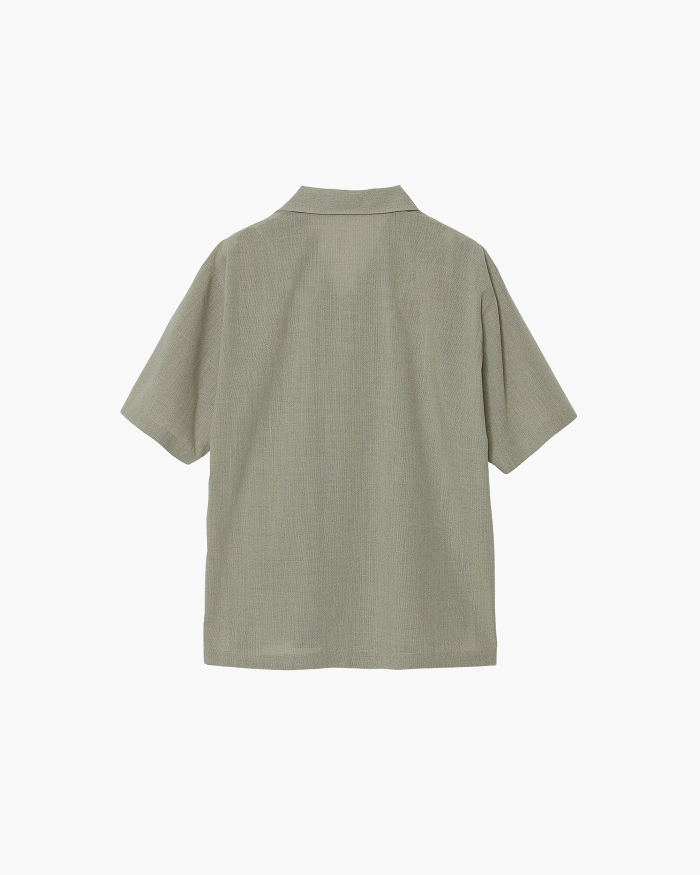 OPEN COLLAR SHORT-SLEEVED SHIRT