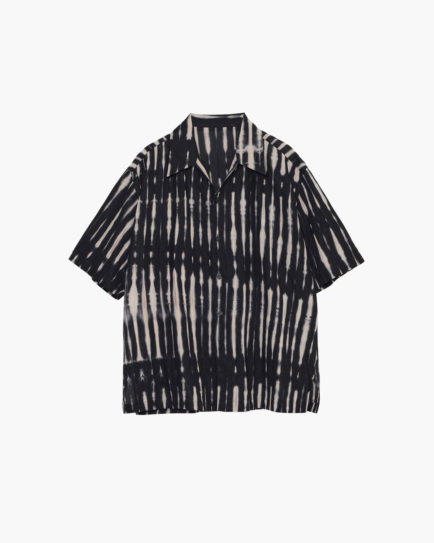 OPEN COLLAR SHORT-SLEEVED SHIRT – IRENISA