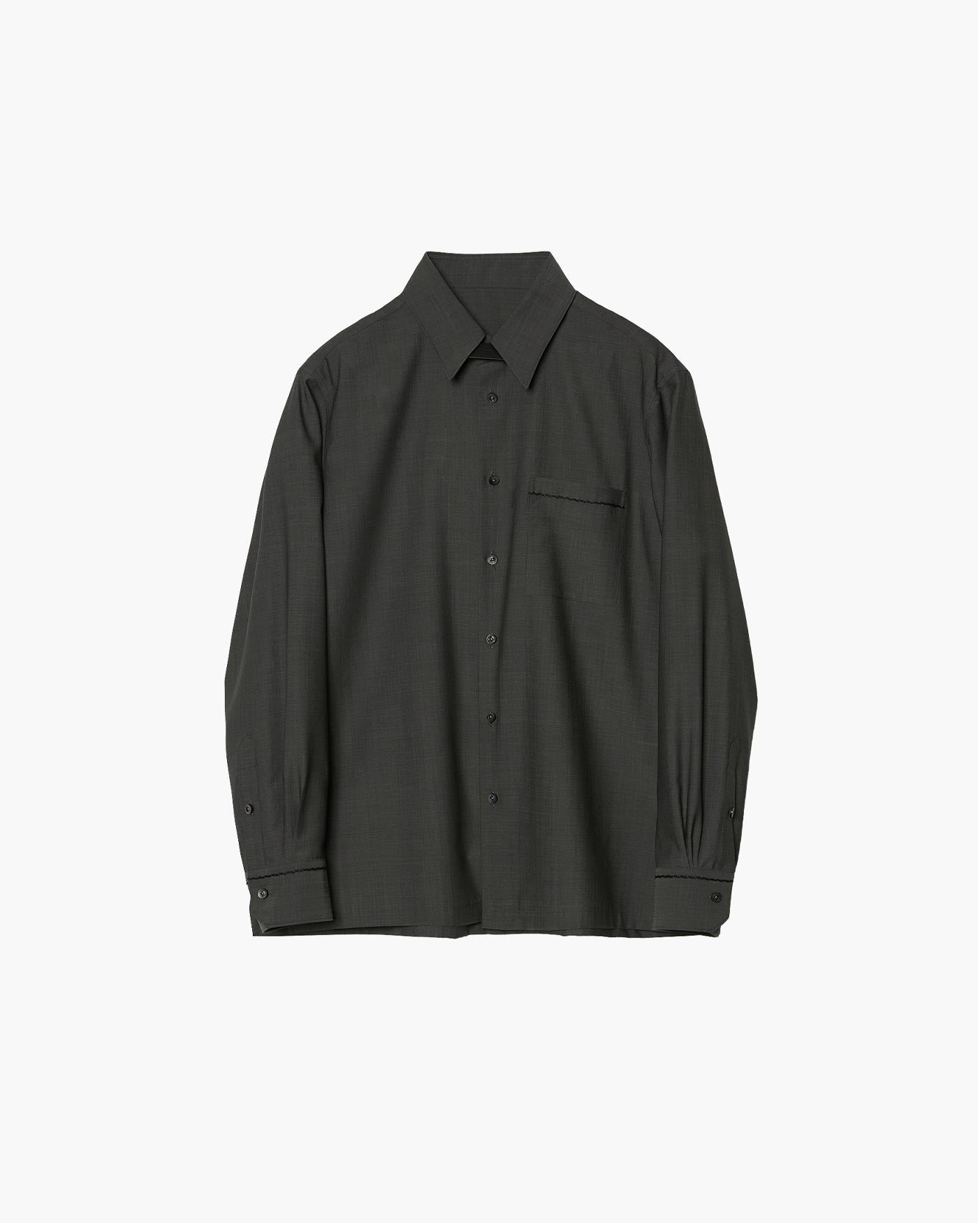 EMBROIDERY BOXY SHIRT
