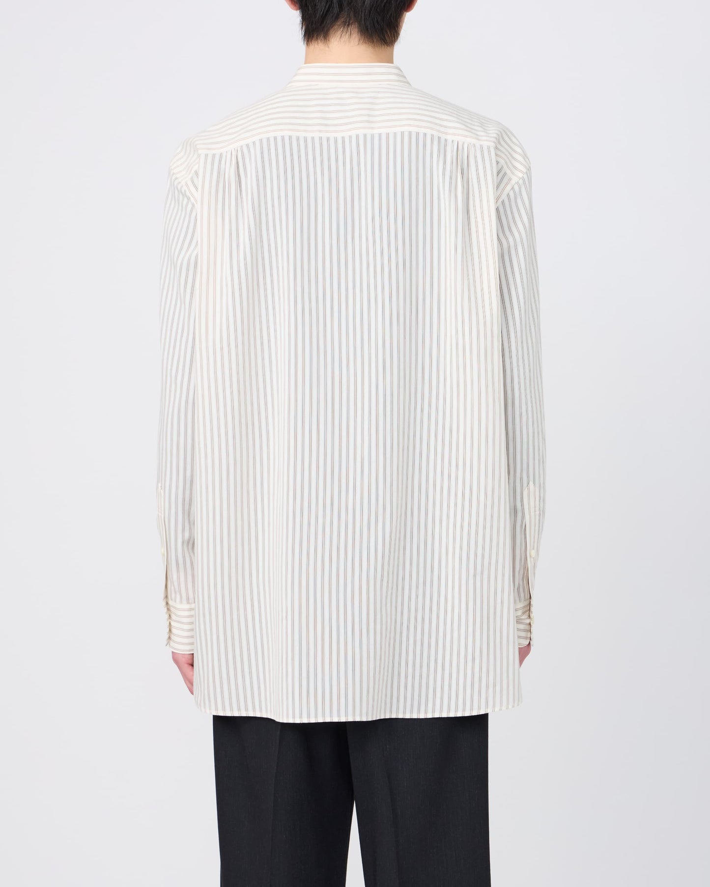 BAND COLLAR RELAX-FIT SHIRT