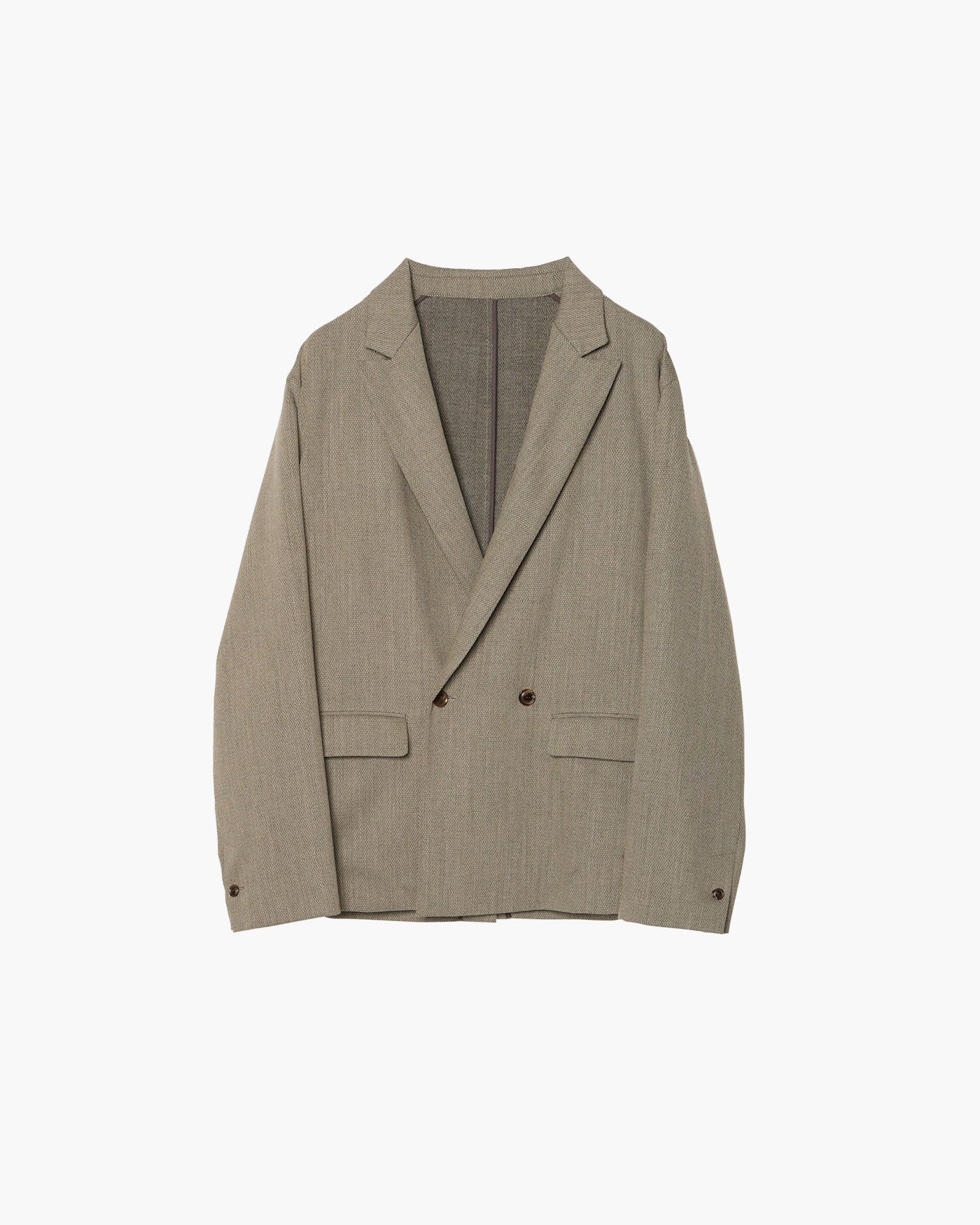 DOUBLE-BREASTED RELAX SHOULDER JACKET – IRENISA