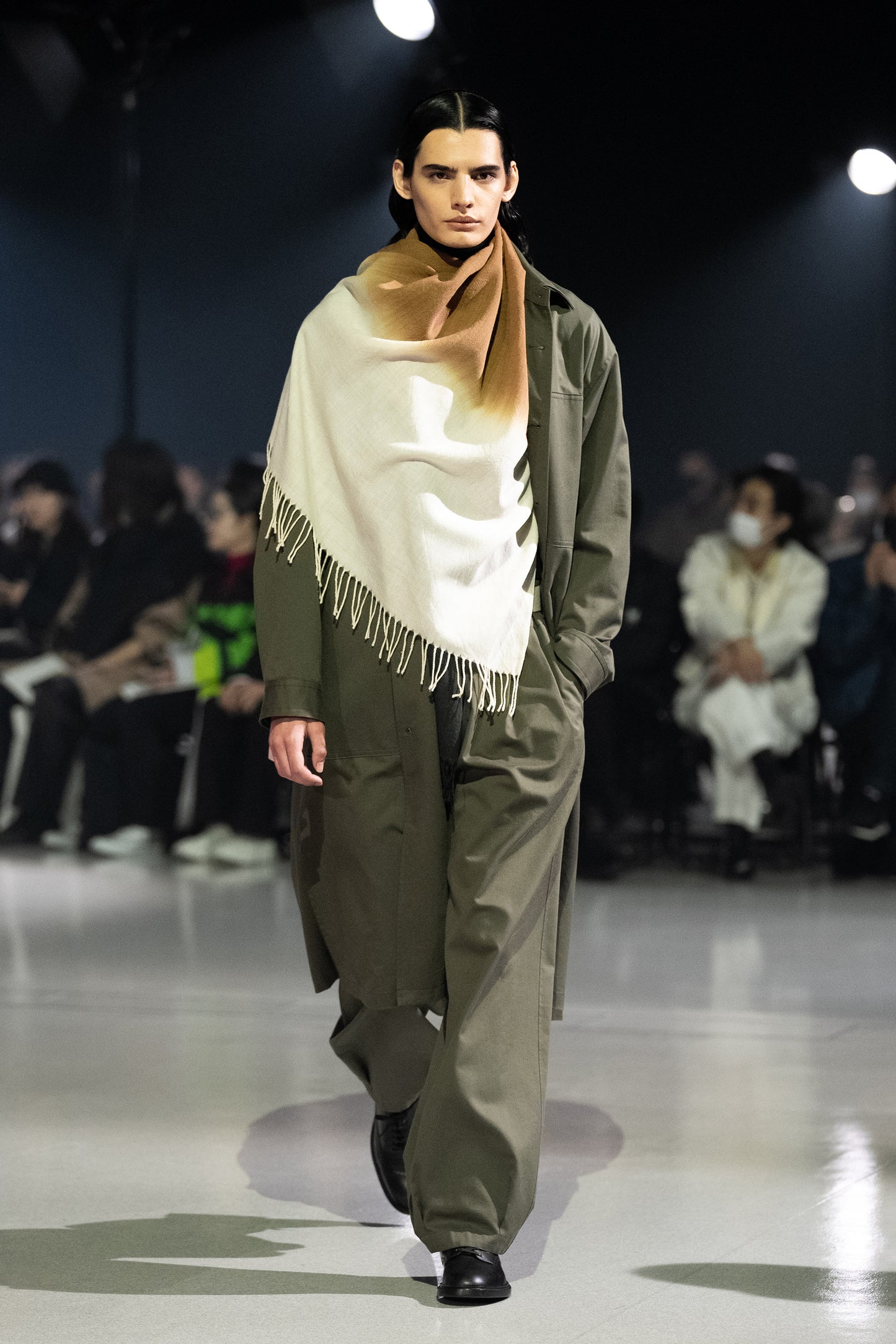 HAND DYE GRADATION SCARF