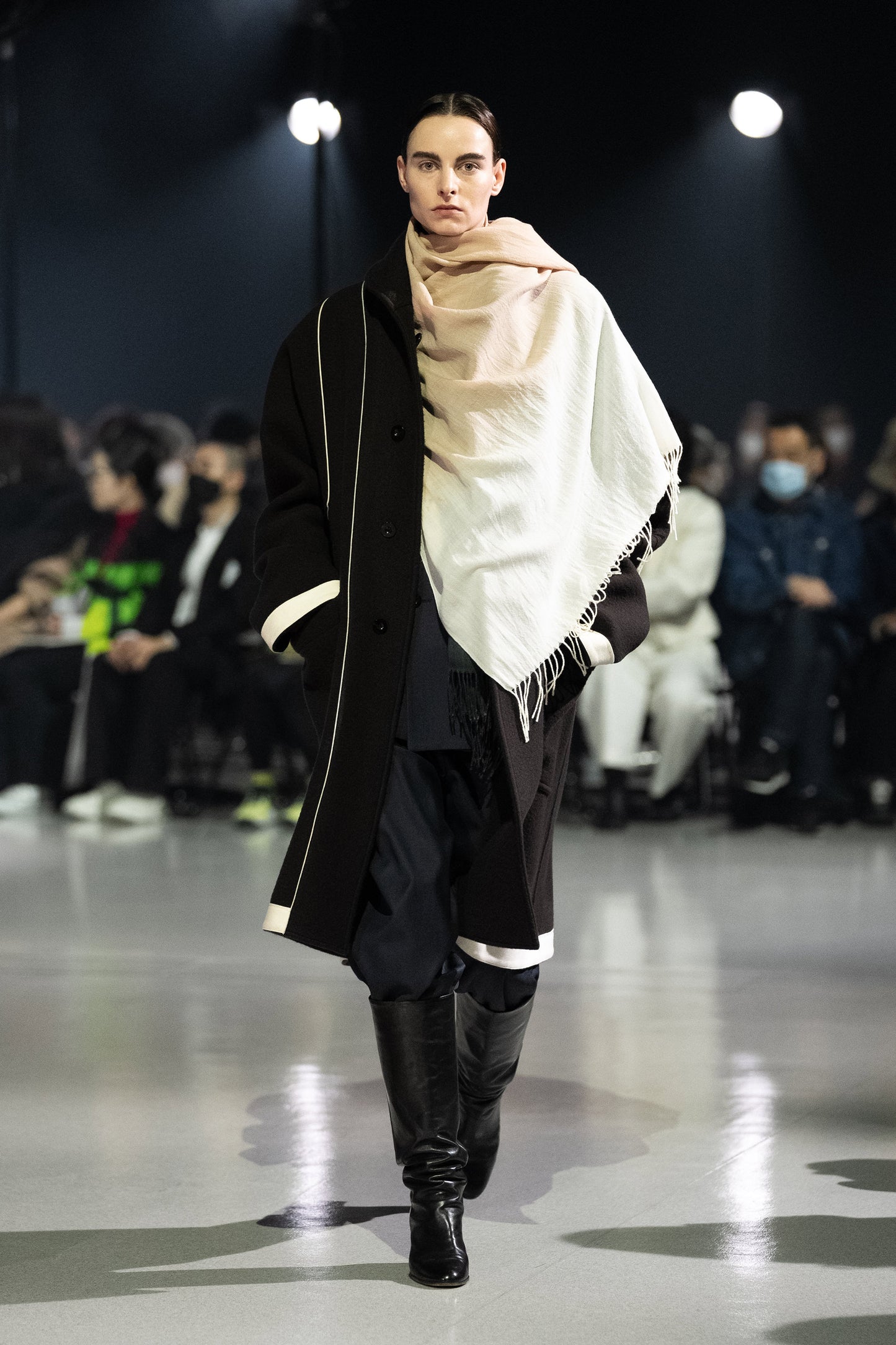 HAND DYE GRADATION SCARF