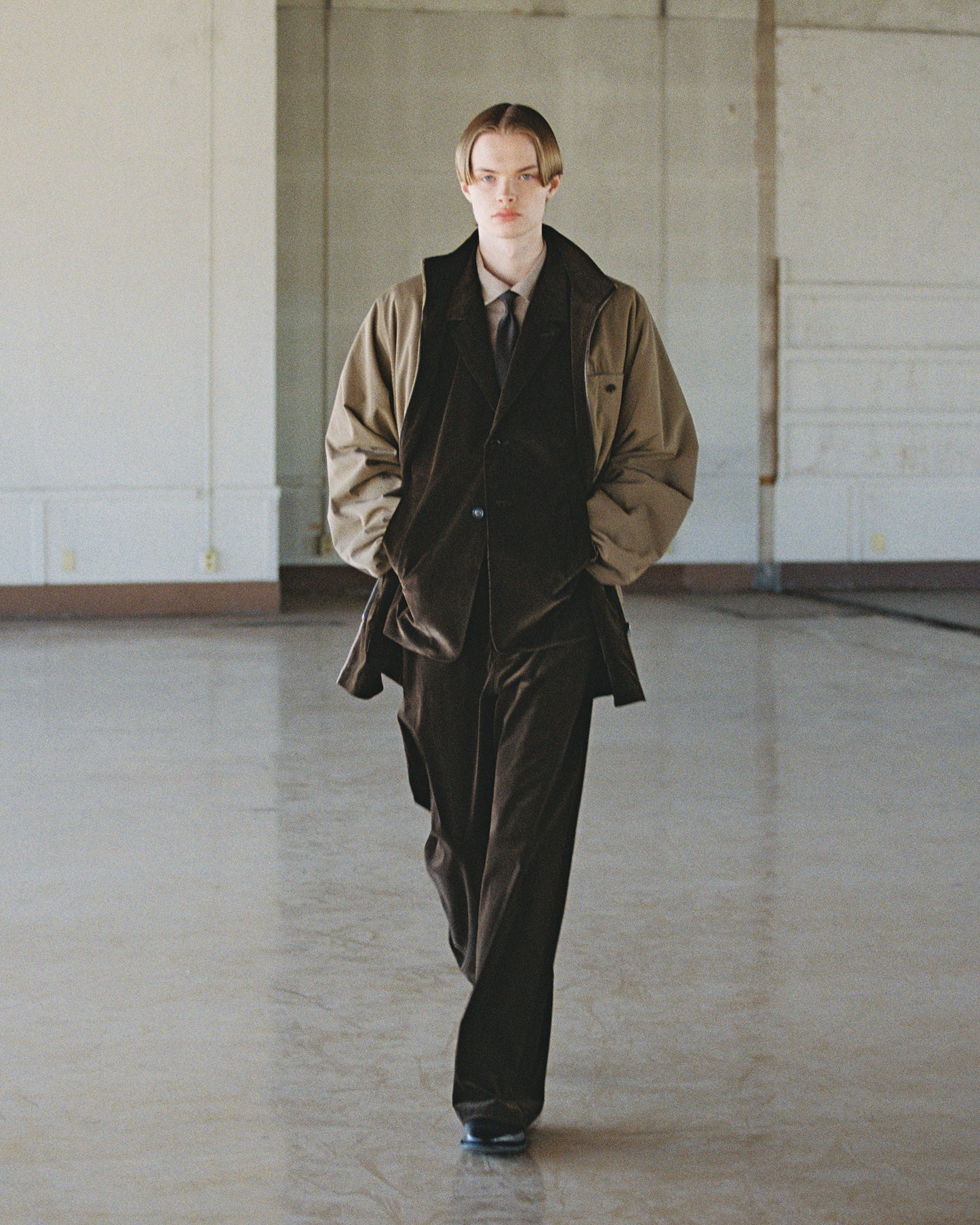 REVERSIBLE STAND-COLLAR BLOUSON