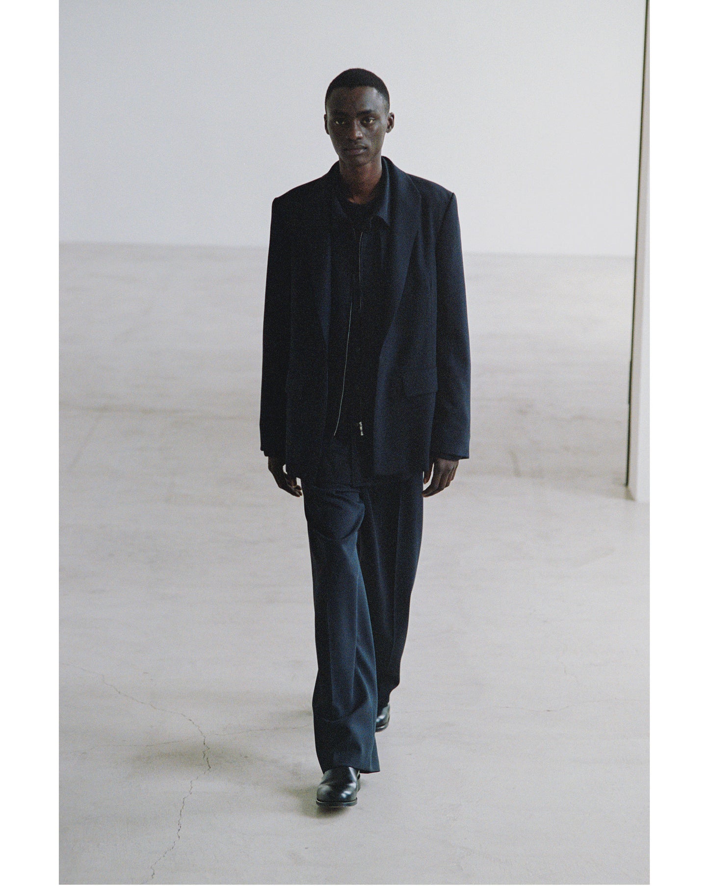 MODIFIED SHAWL COLLAR JACKET