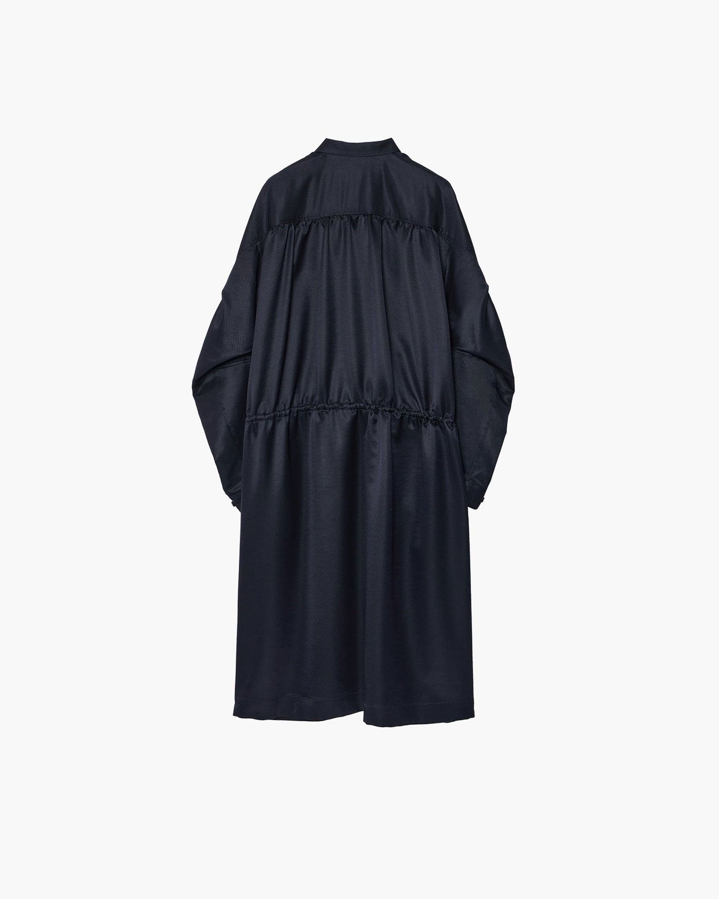 SLIT NECK GATHER DRESS