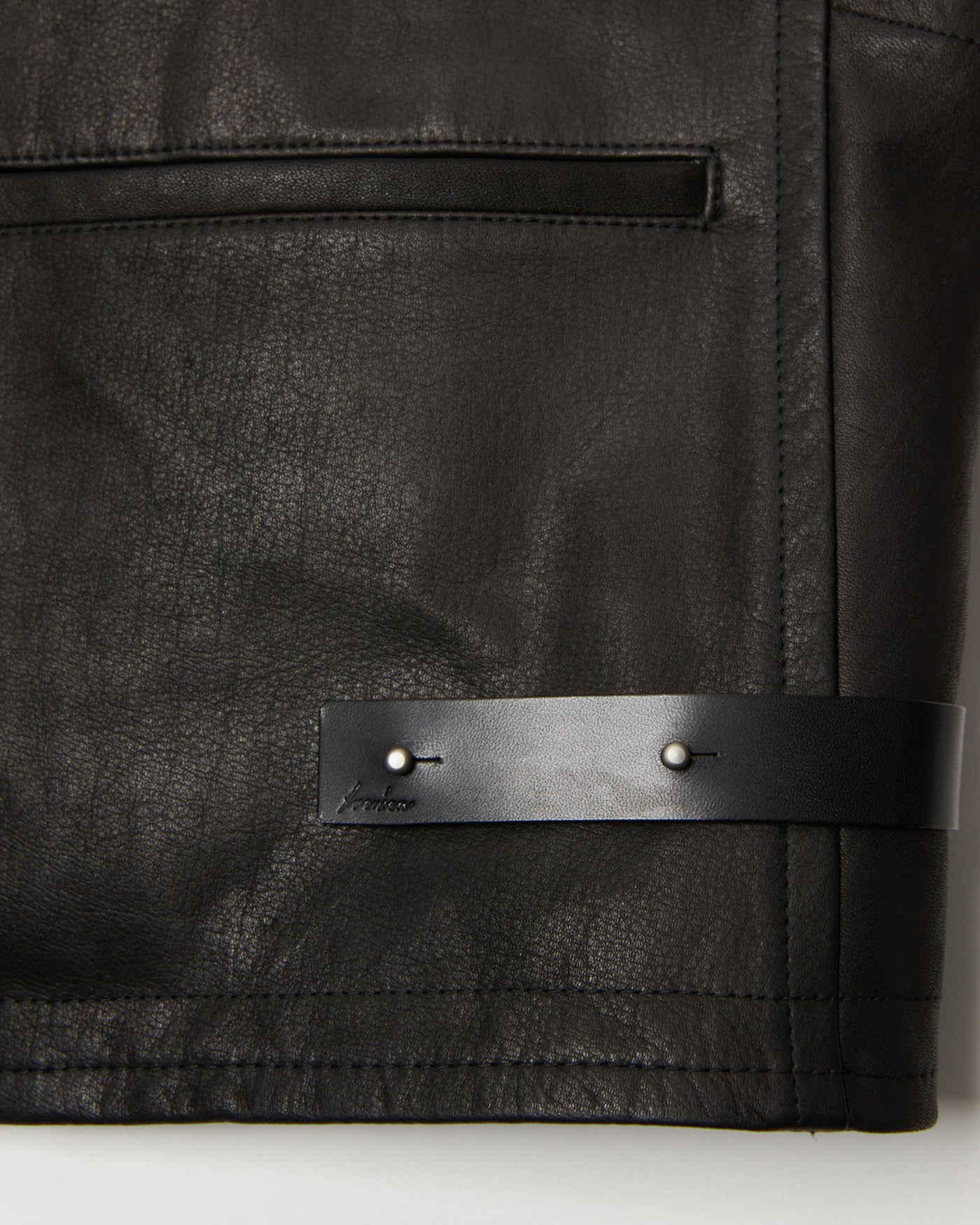 MODIFIED SLEEVE LEATHER MOTOR JACKET