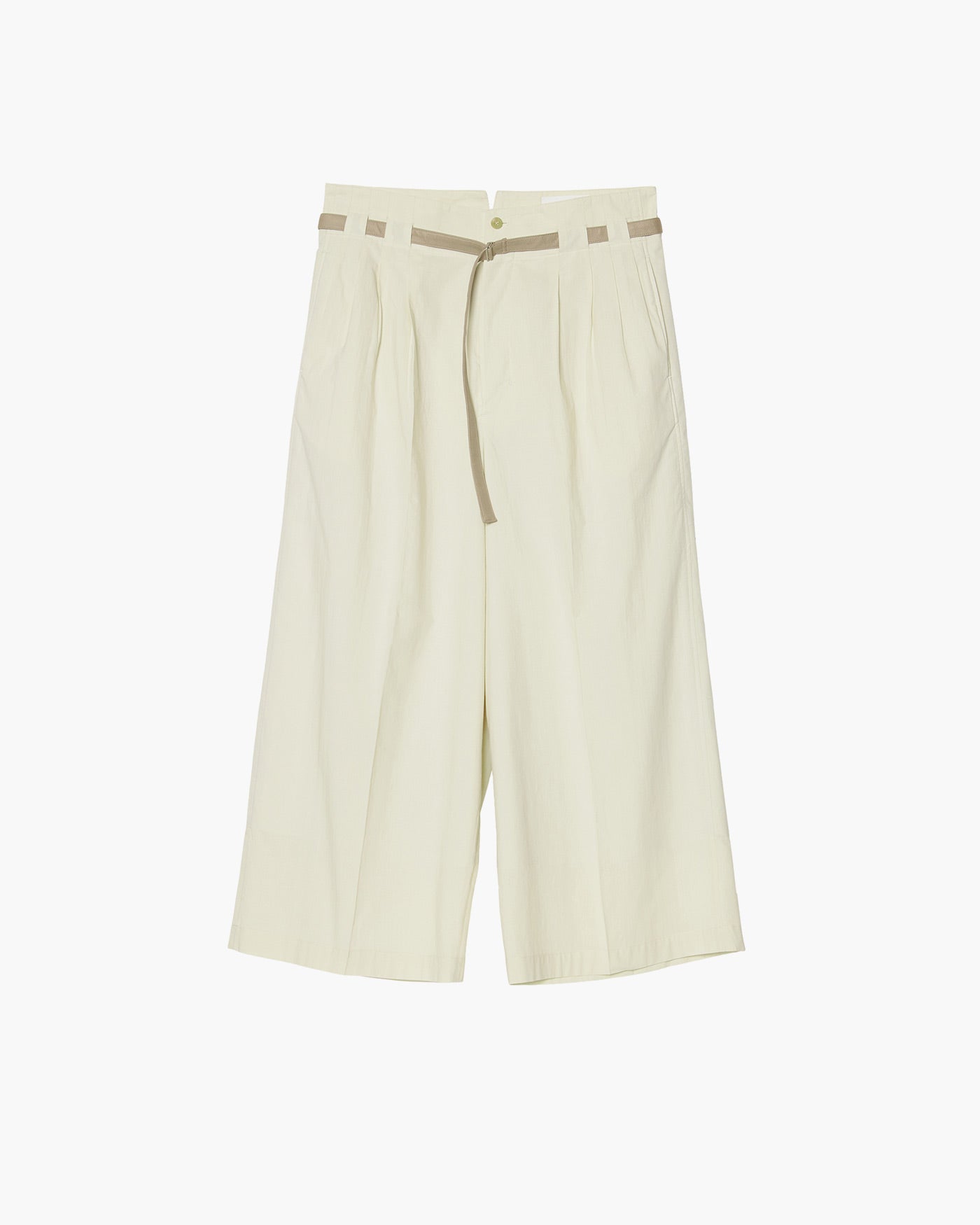 CROPPED WIDE TROUSERS