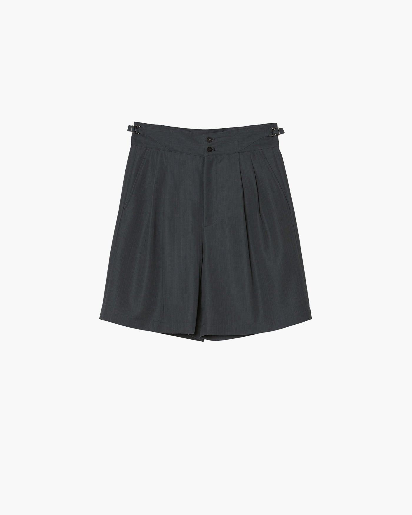 TWO TUCKS WIDE SHORTS