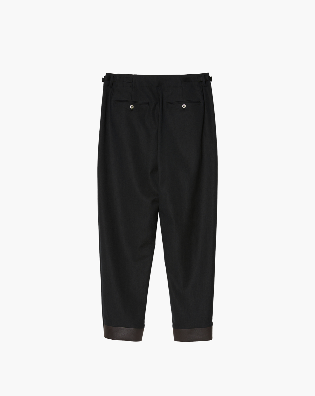 TWO TUCKS TAPERED TROUSERS