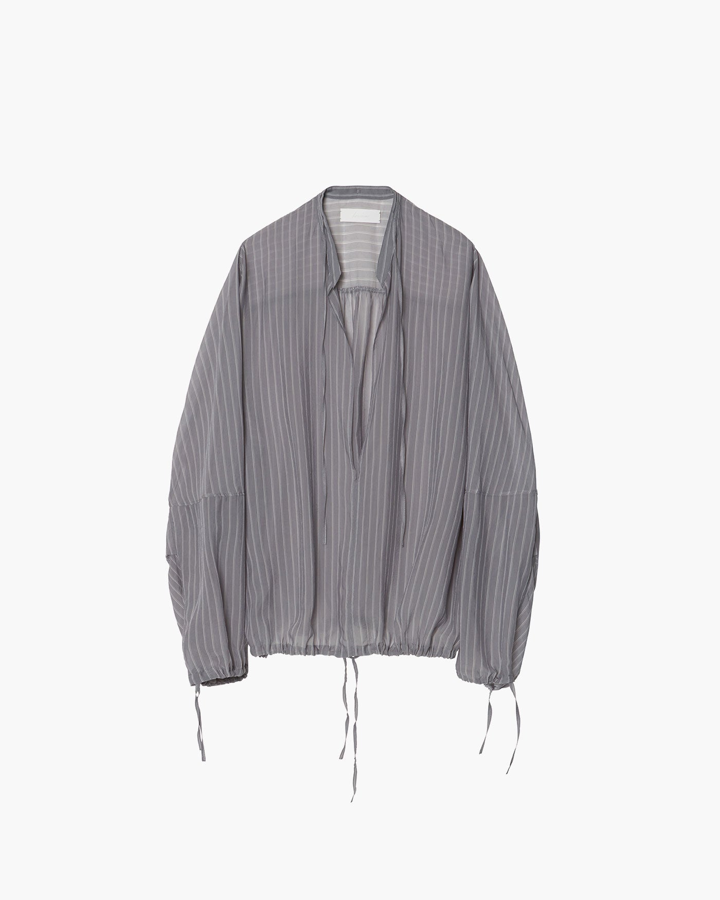 SLIT NECK SHIRT BLOUSE