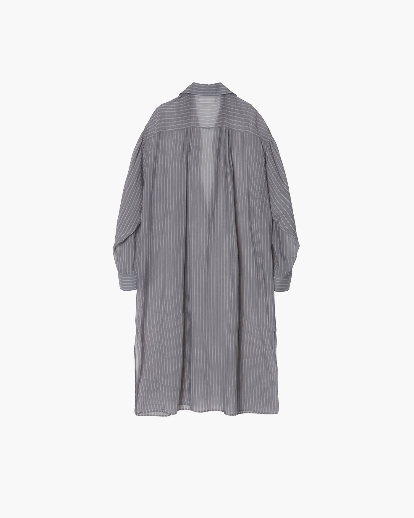 SLIT NECK SHIRT DRESS