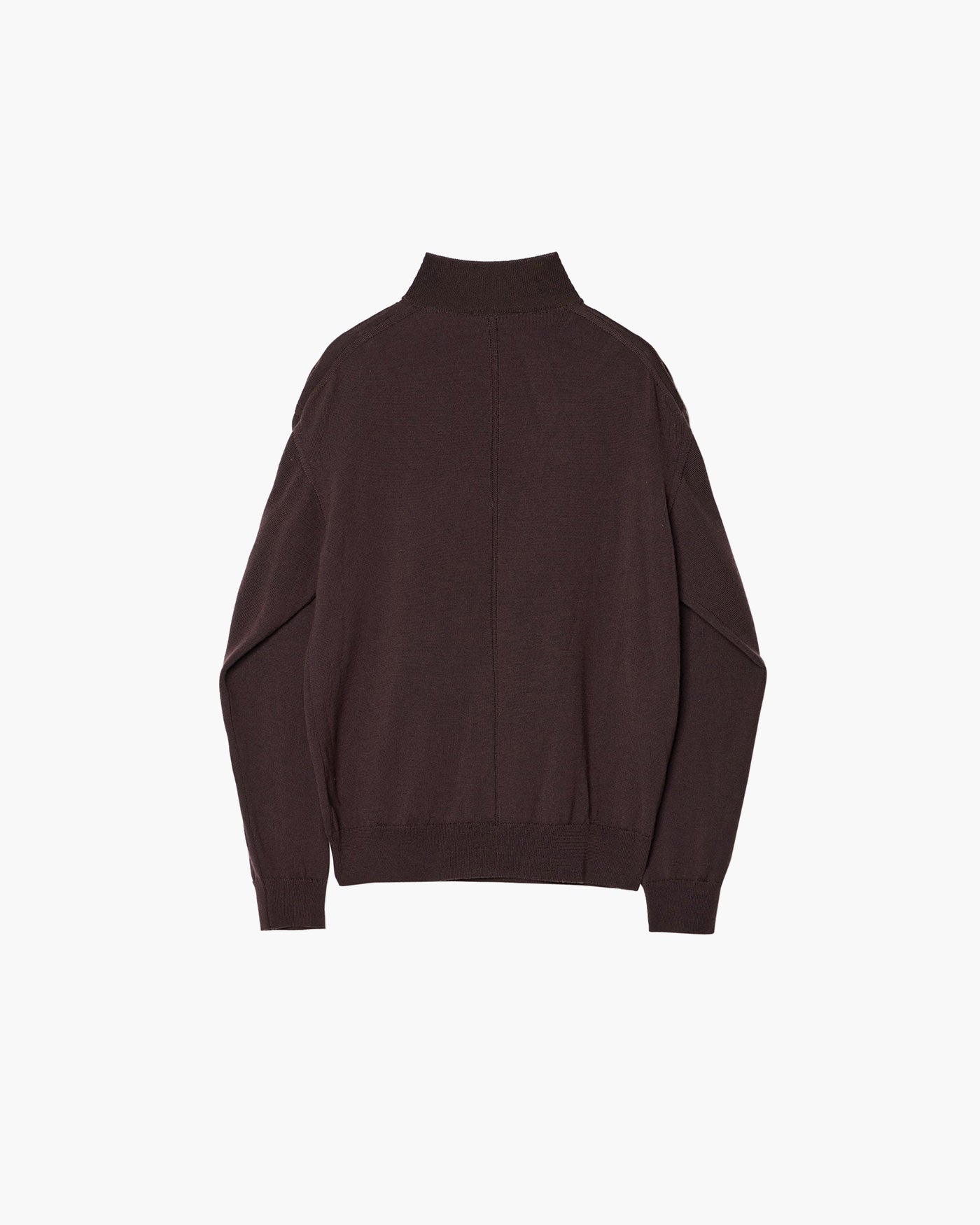 WOOL HIGH-NECK KNIT PULLOVER