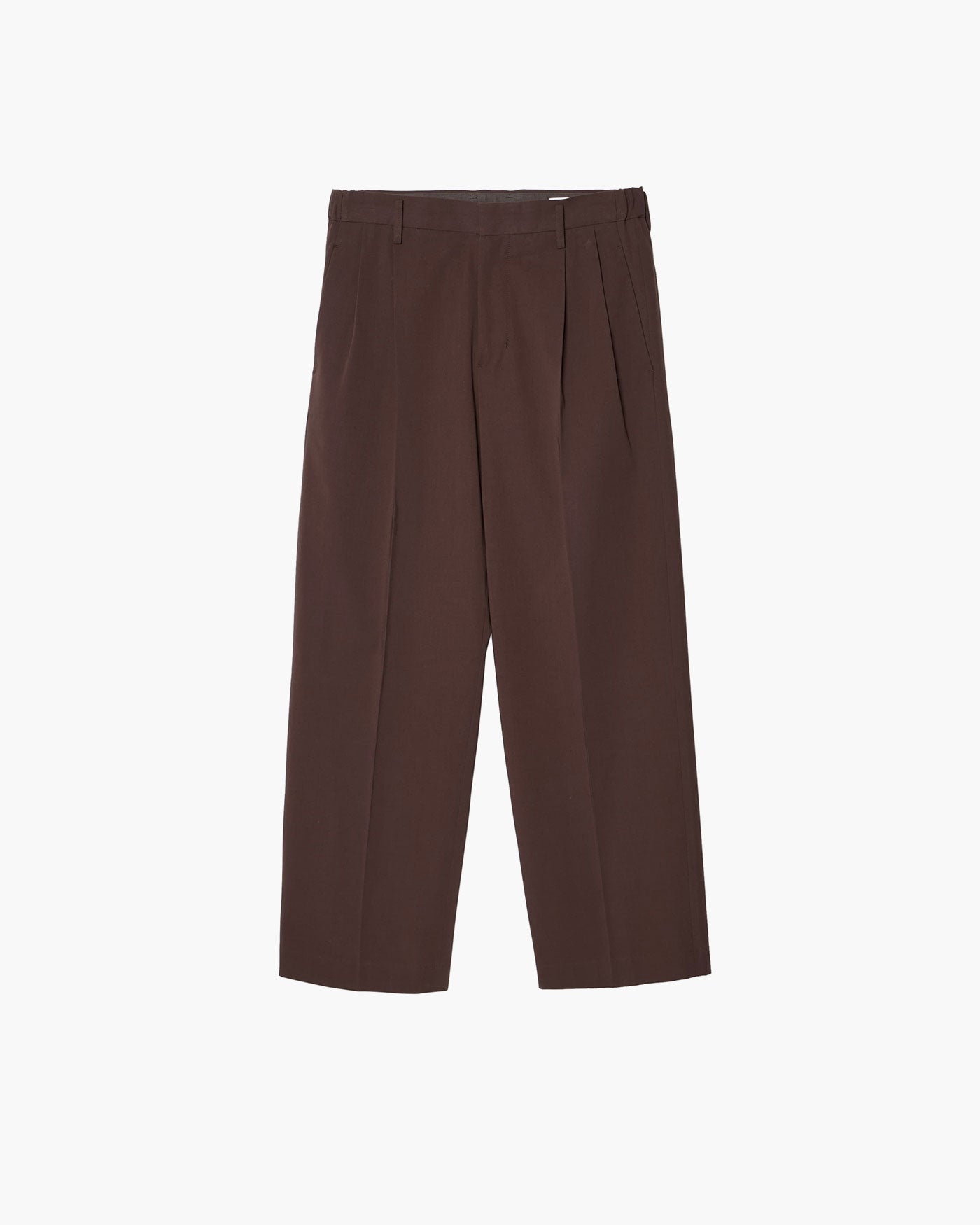 TWO TUCKS WIDE TROUSERS