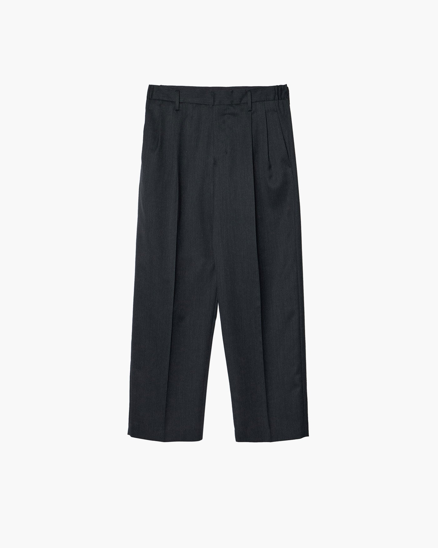 TWO TUCKS WIDE TROUSERS