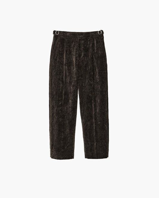 ONE TUCK STRAIGHT TROUSERS