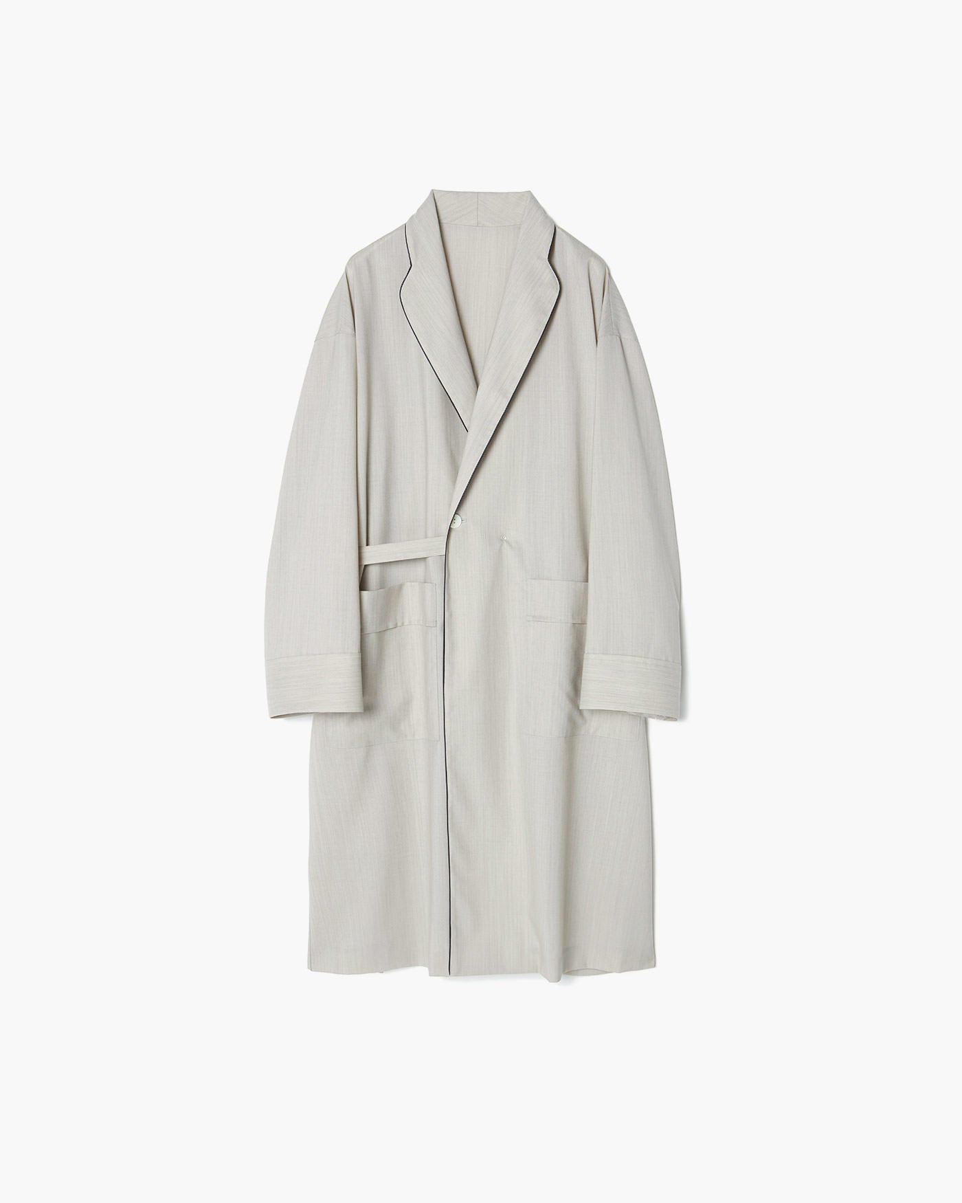 SHAWL COLLAR GOWN COAT