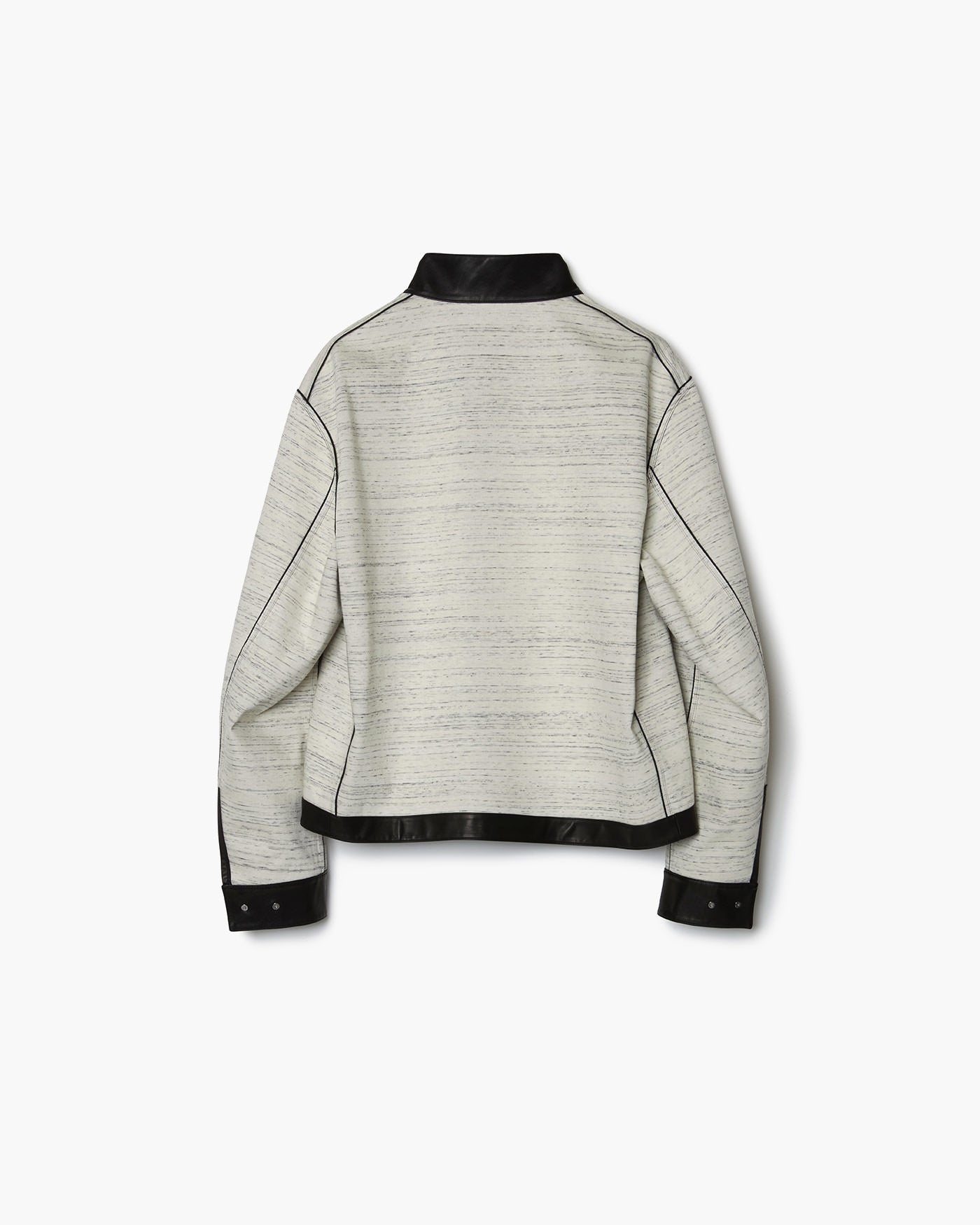 REVERSIBLE LEATHER ZIP BLOUSON