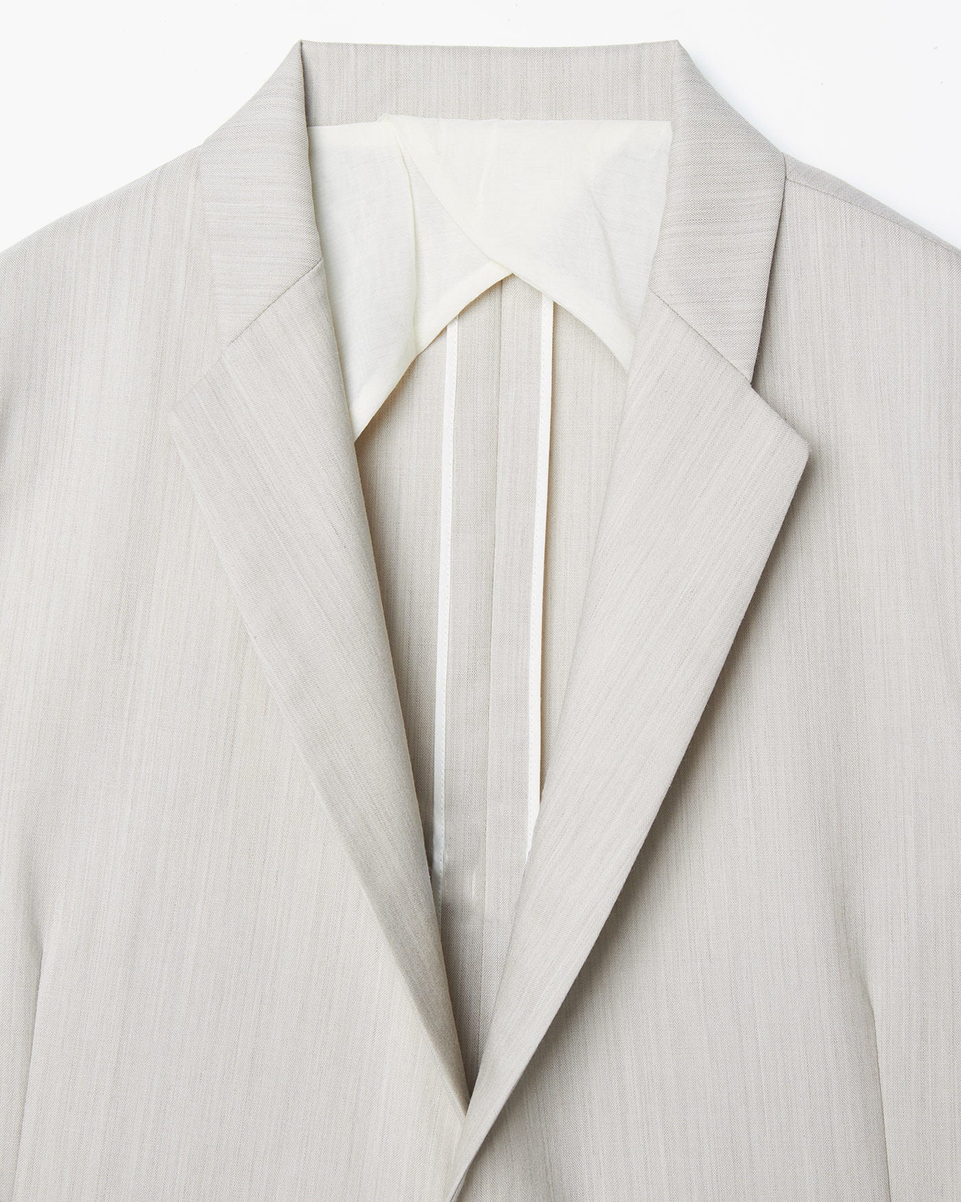 NOTCH LESS COLLAR JACKET