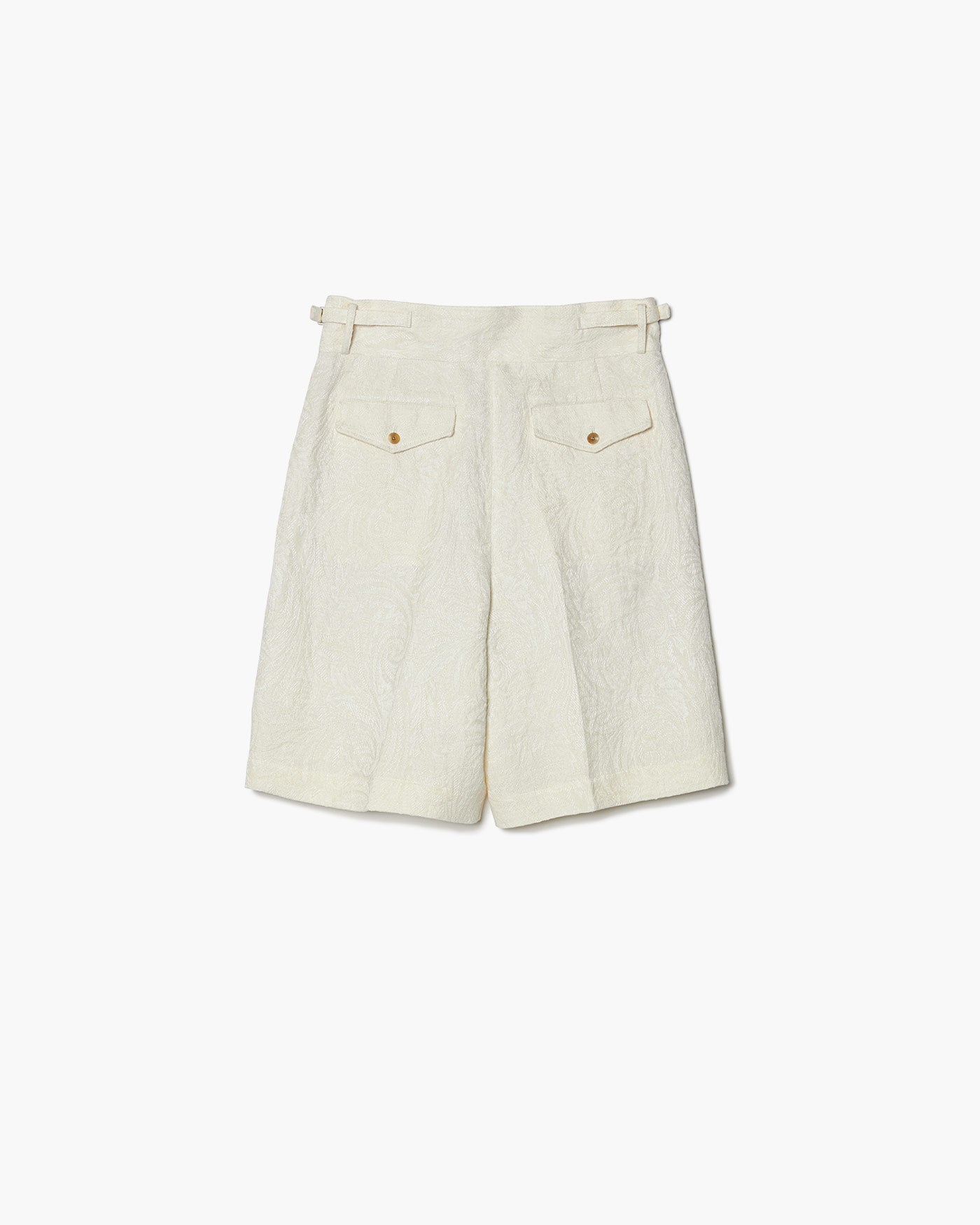 TWO TUCKS WIDE SHORTS