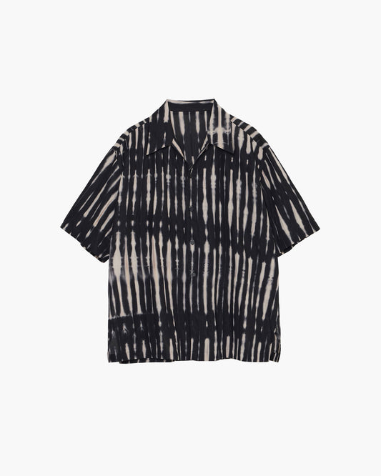 OPEN COLLAR SHORT-SLEEVED SHIRT