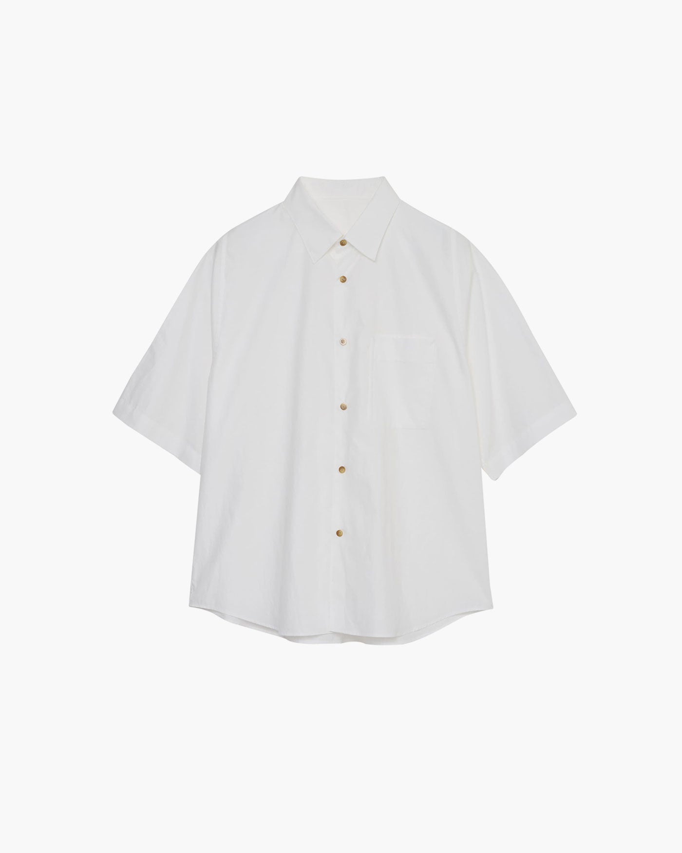 EXTENDED YOKE HALF-SLEEVED SHIRT