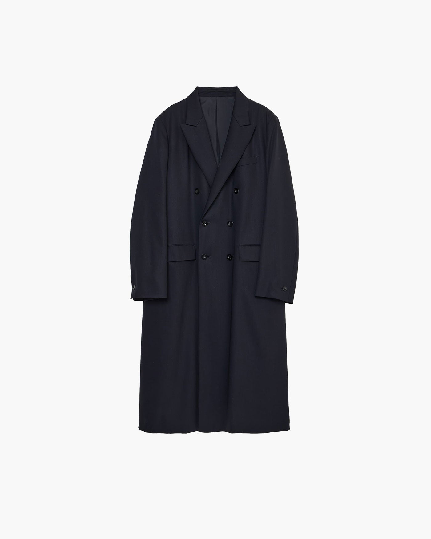 DOUBLE-BREASTED CHESTER COAT