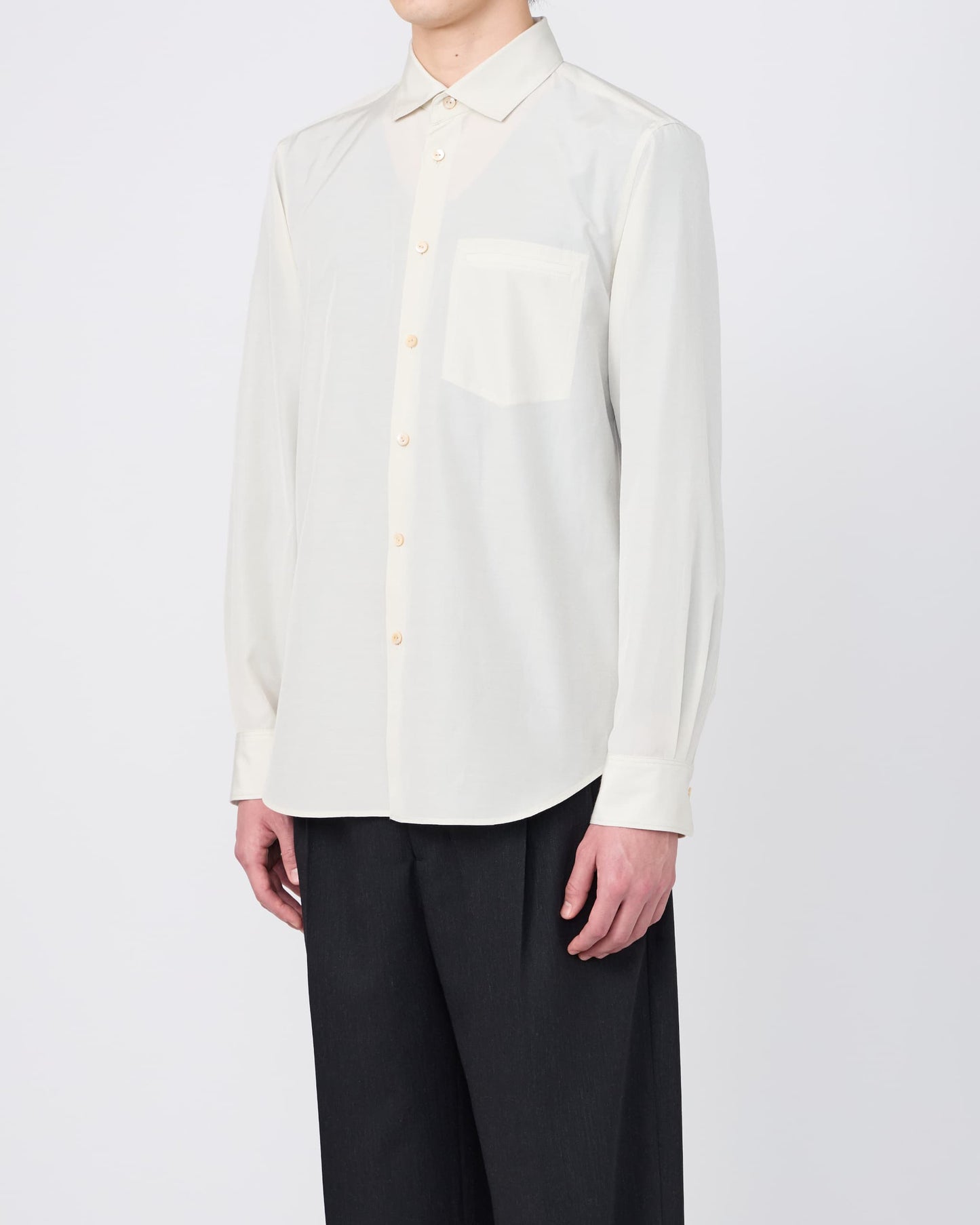 SPREAD COLLAR REGULAR-FIT SHIRT
