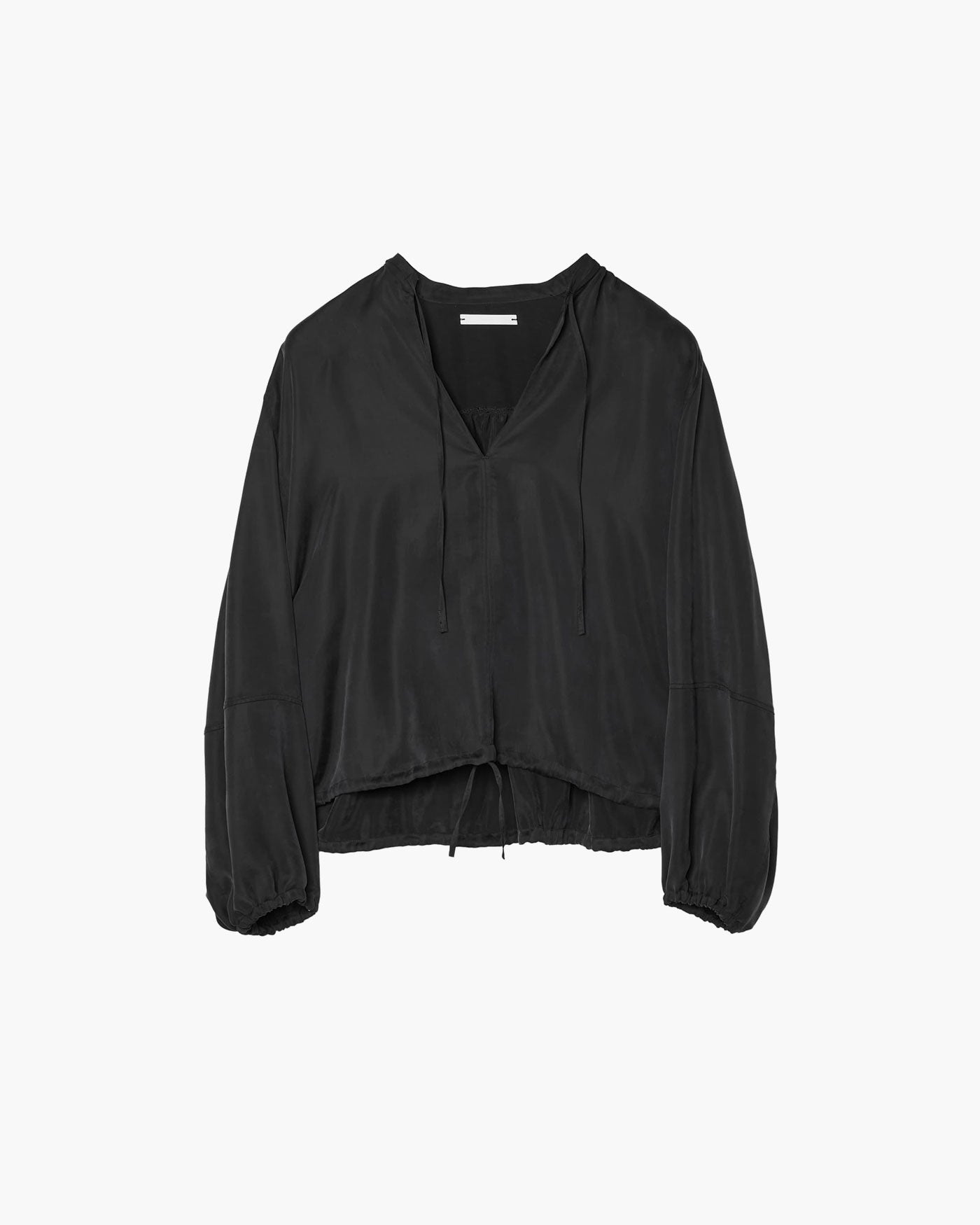SLIT-NECK BLOUSE