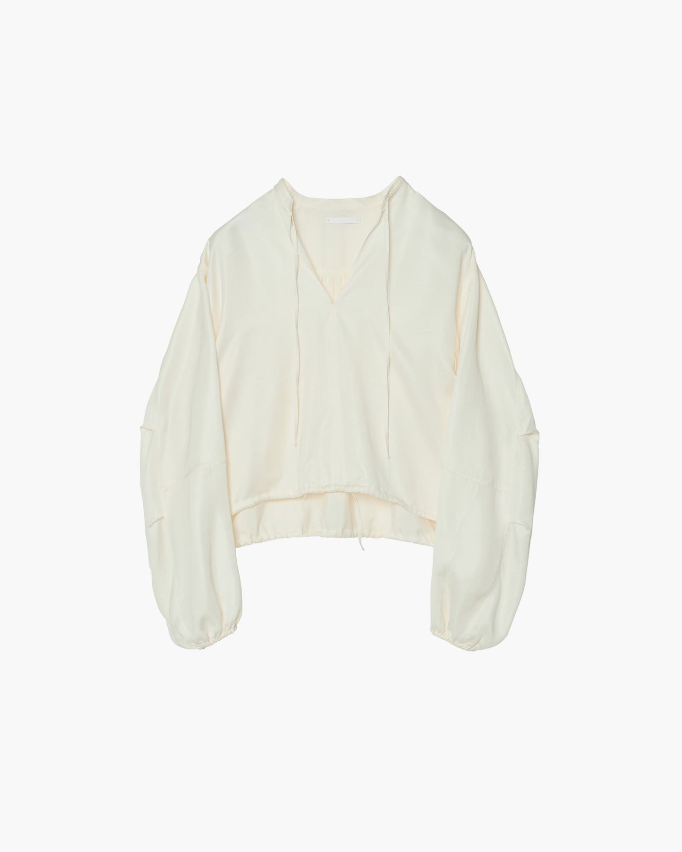 SLIT-NECK BLOUSE