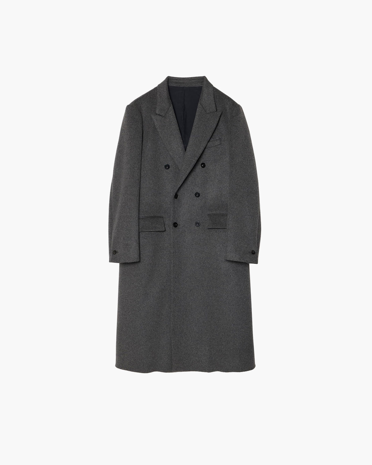 DOUBLE-BREASTED CHESTER COAT