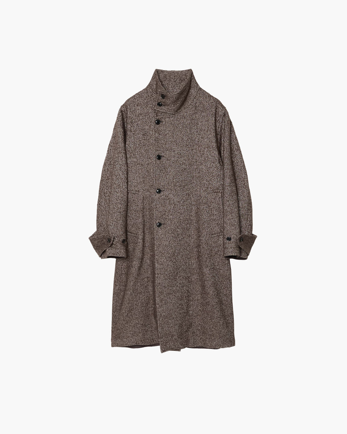 STAND-COLLAR COAT