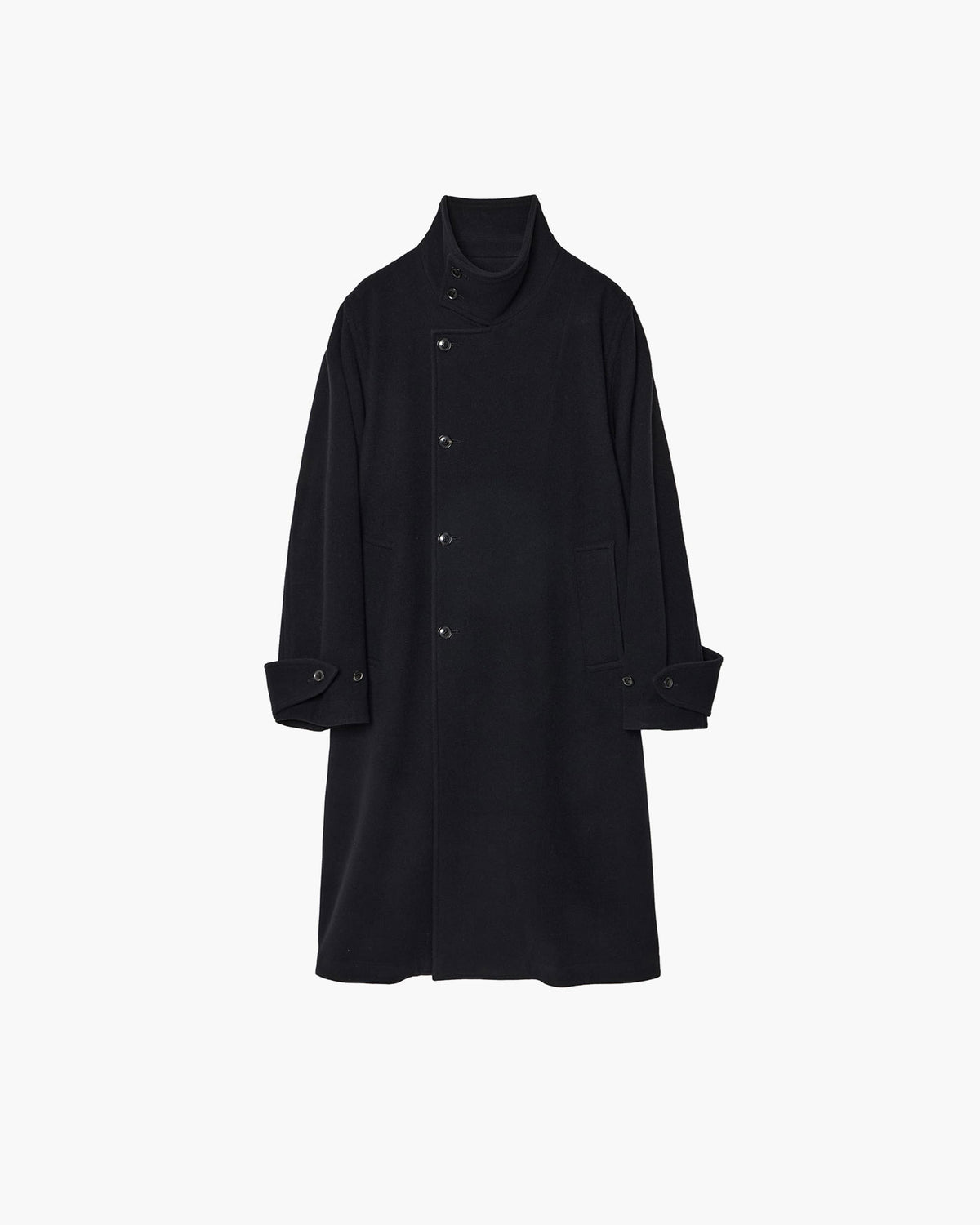 STAND-COLLAR COAT
