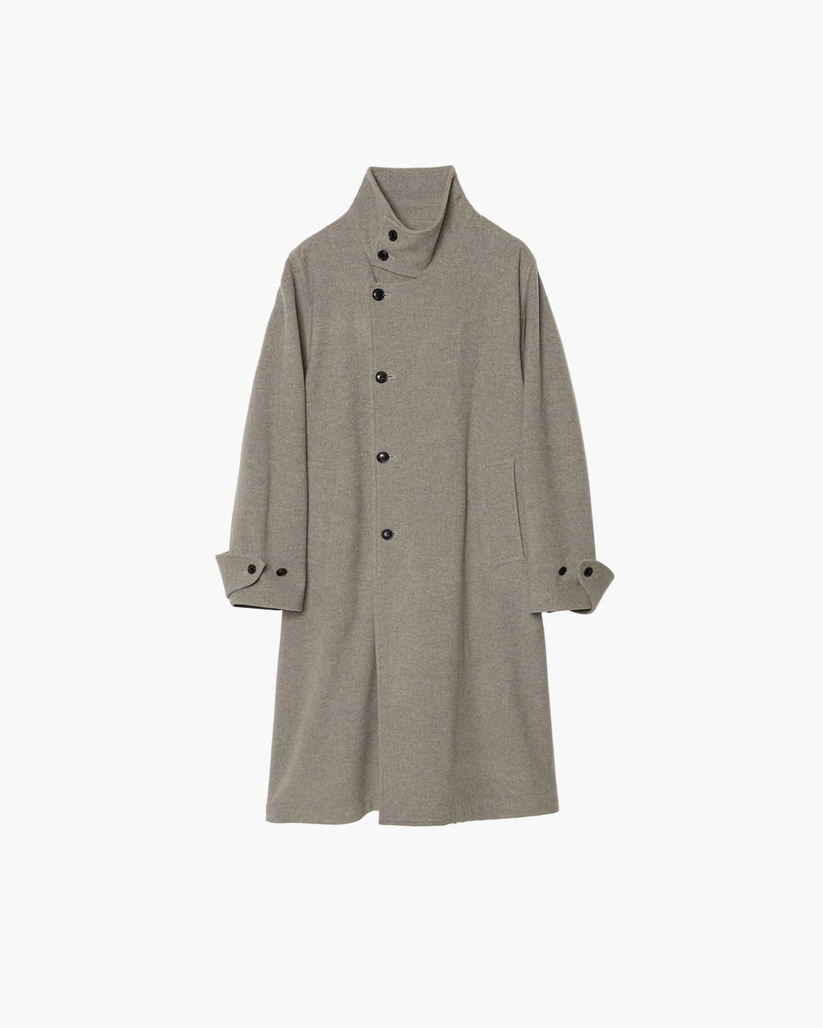 STAND-COLLAR COAT
