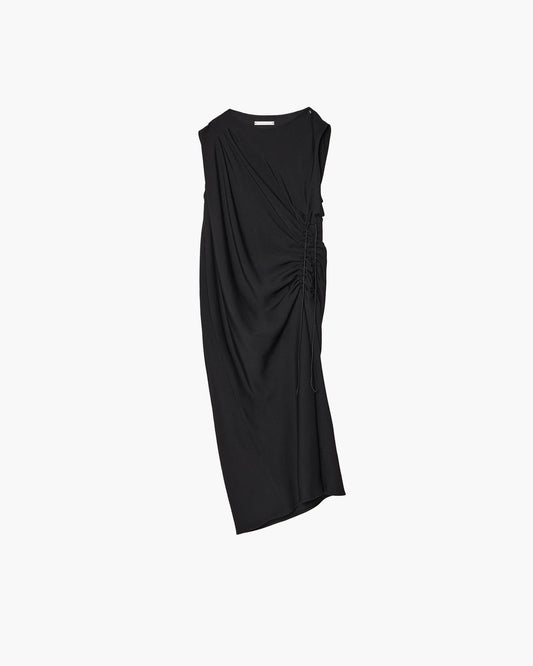 DRAPED GATHERED DRESS