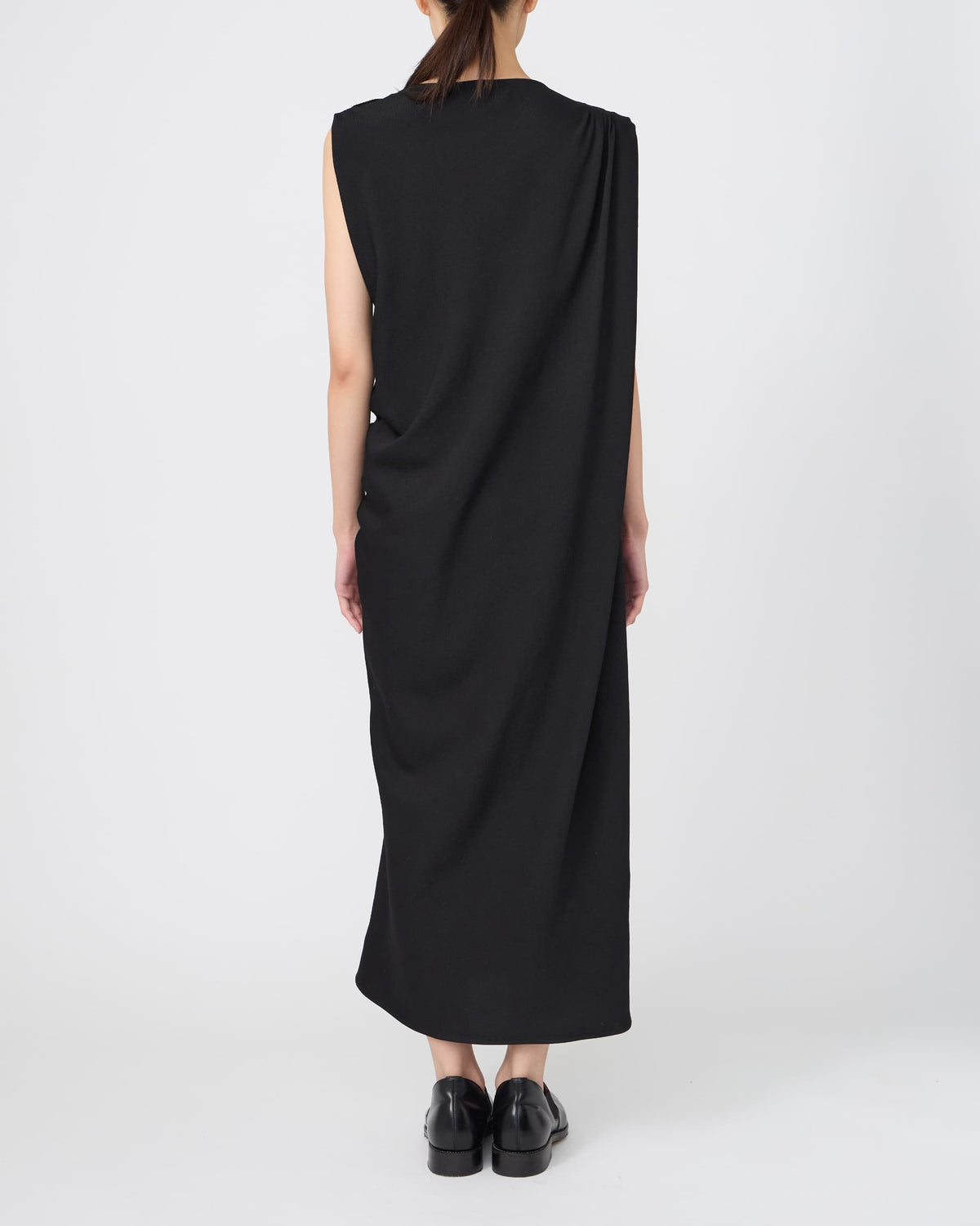 DRAPED GATHERED DRESS
