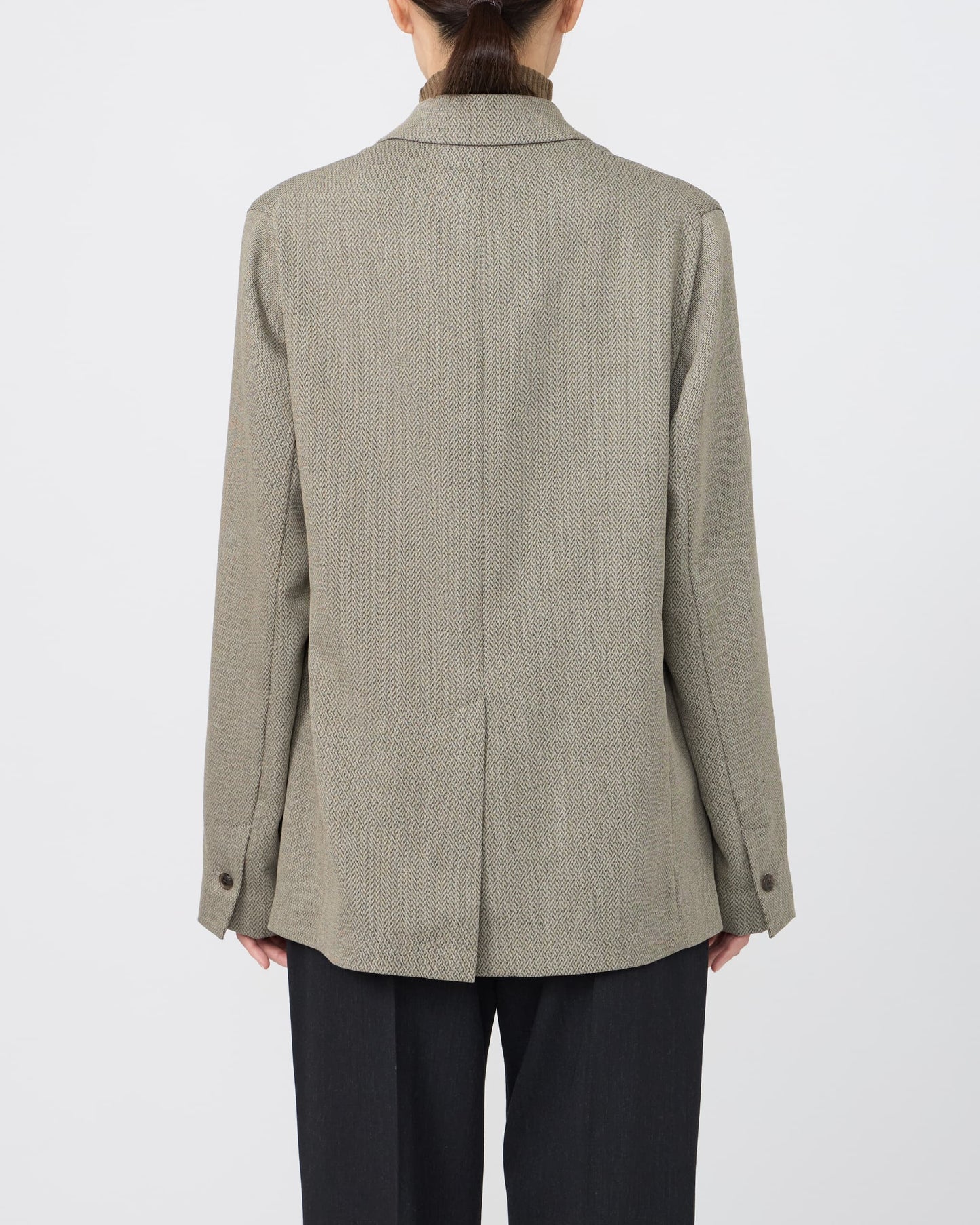 DOUBLE-BREASTED RELAX SHOULDER JACKET