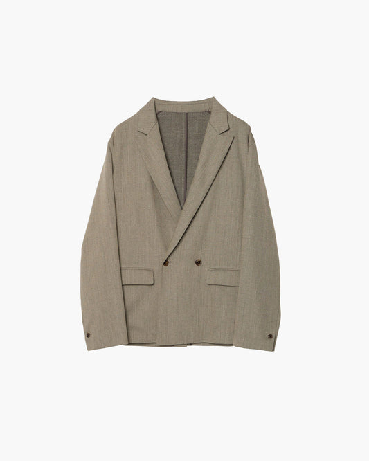 DOUBLE-BREASTED RELAX SHOULDER JACKET