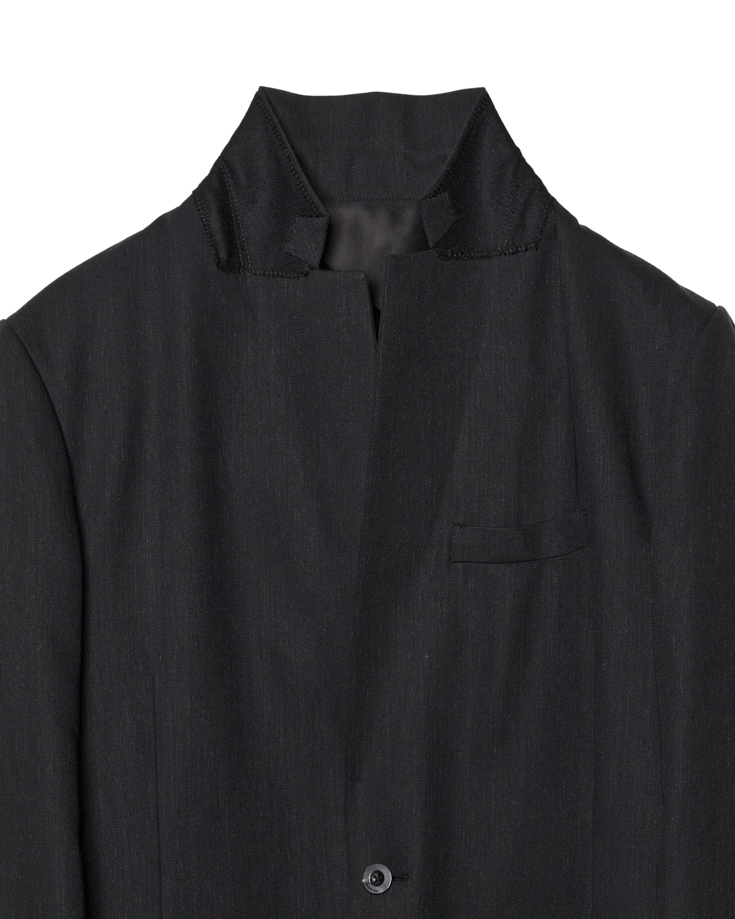 NOTCHED LAPEL SINGLE-BREASTED JACKET