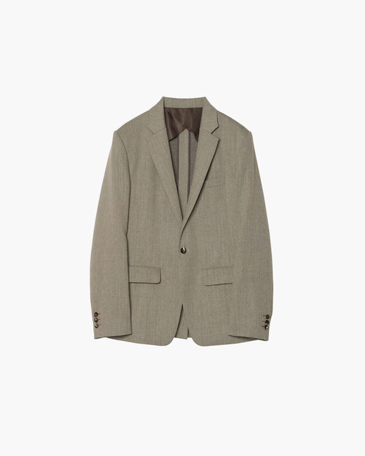 NOTCHED LAPEL SINGLE-BREASTED JACKET