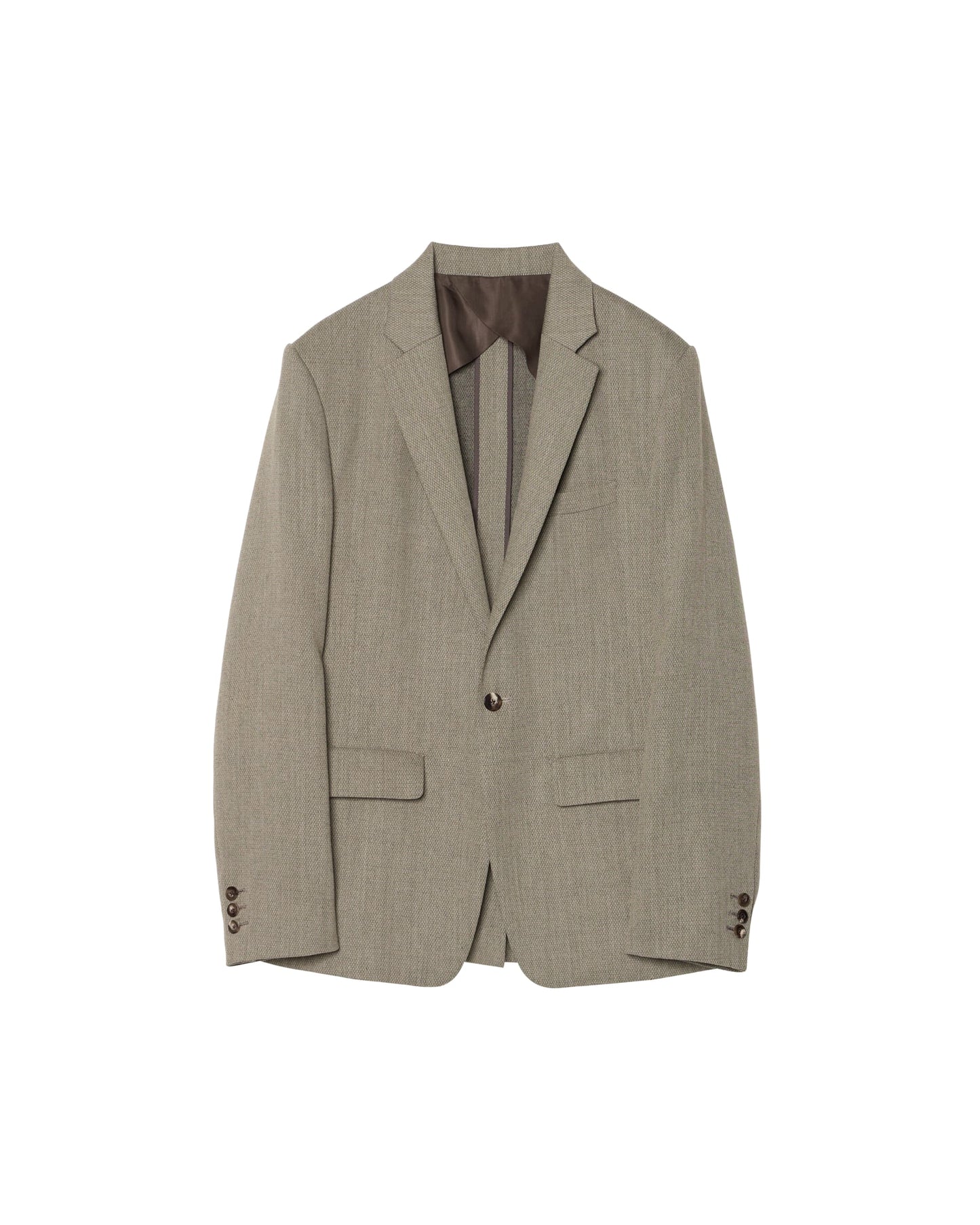 NOTCHED LAPEL SINGLE-BREASTED JACKET