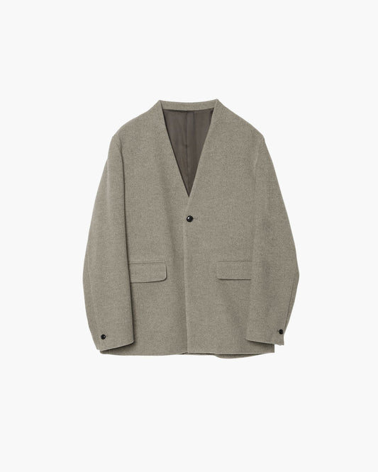 NO-COLLAR JACKET