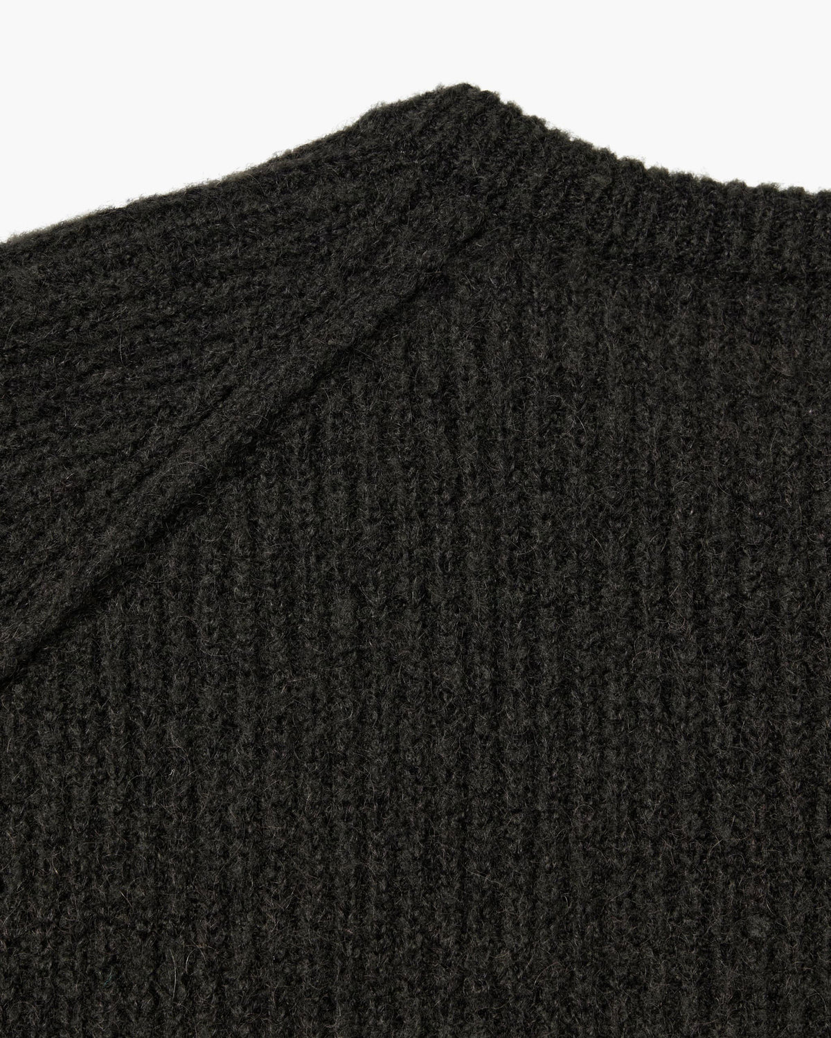 CREW-NECK KNIT CARDIGAN
