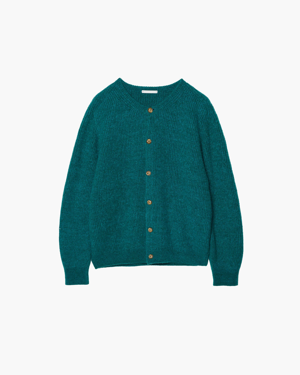 CREW-NECK KNIT CARDIGAN