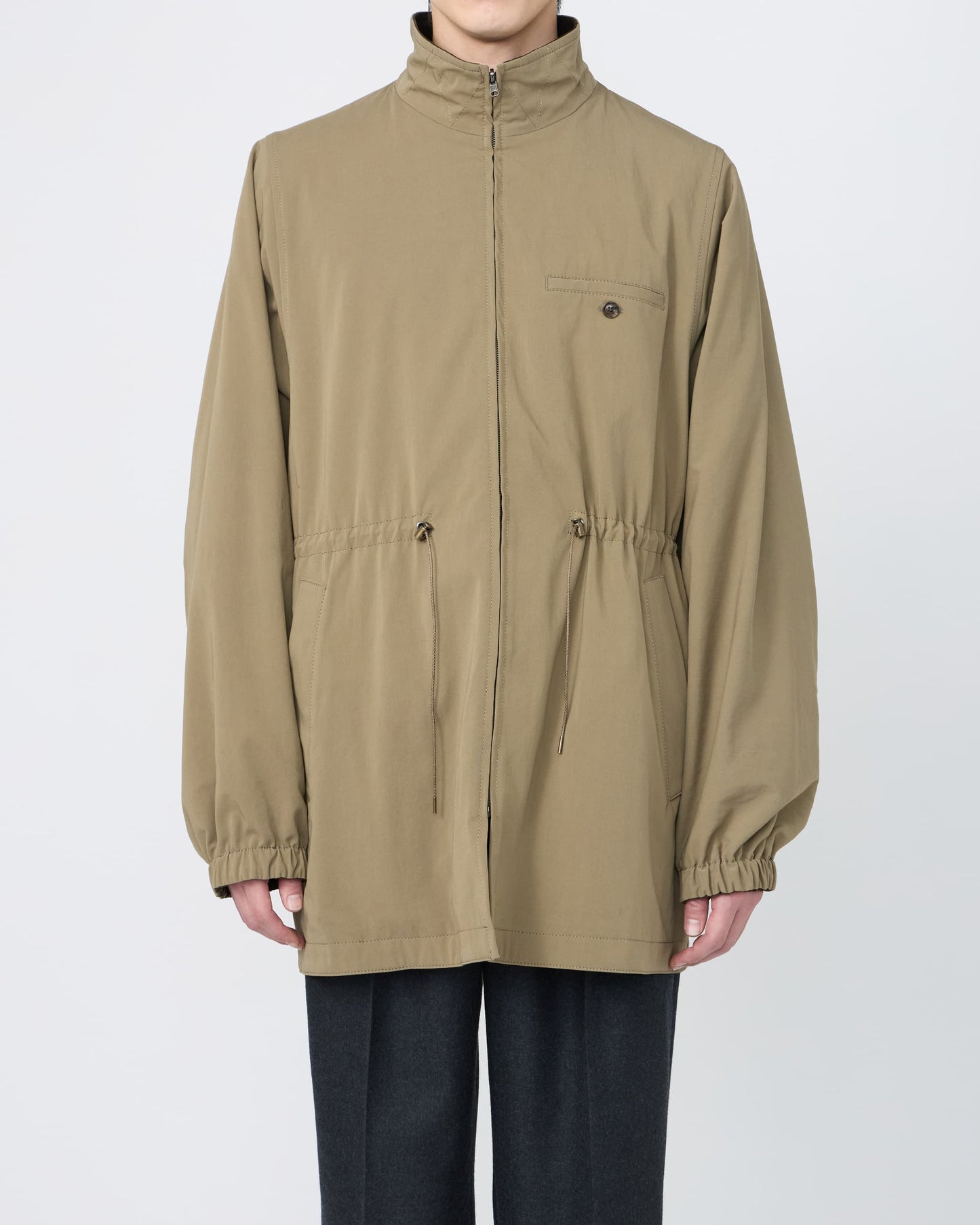 REVERSIBLE STAND-COLLAR BLOUSON