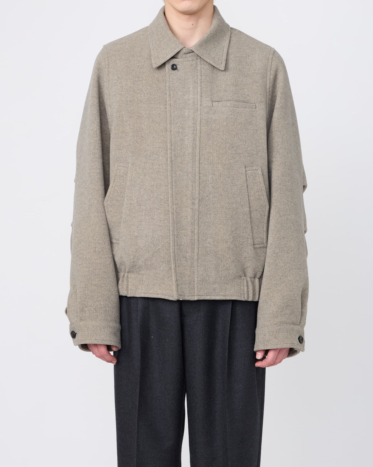 FRY-FRONT ZIP-UP BLOUSON